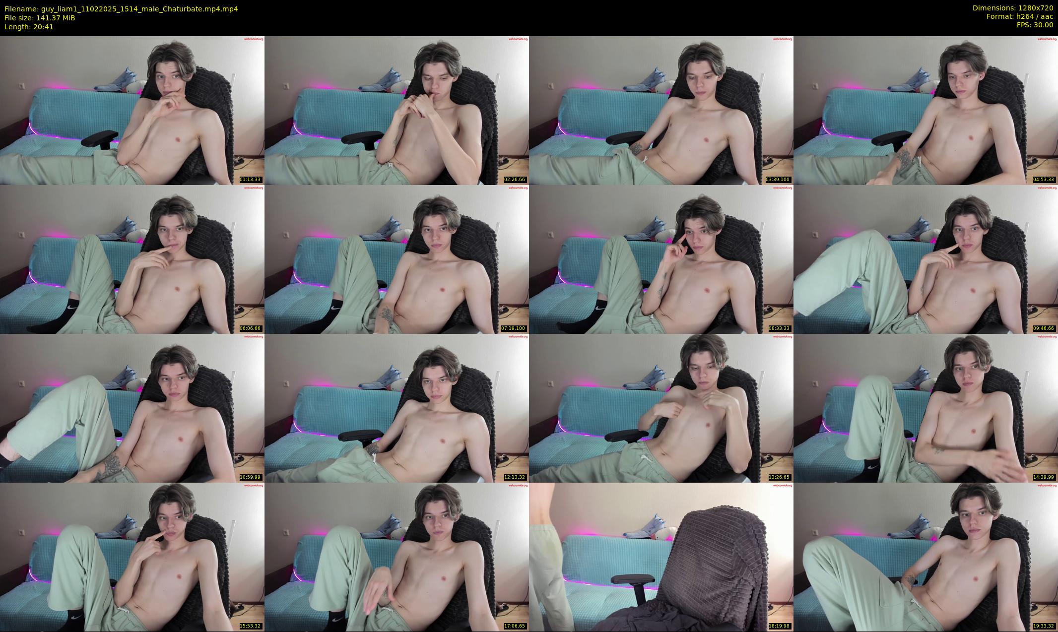 guy_liam1 — 21 minute Chaturbate male cam show recording, 720p, Feb 11, 2025