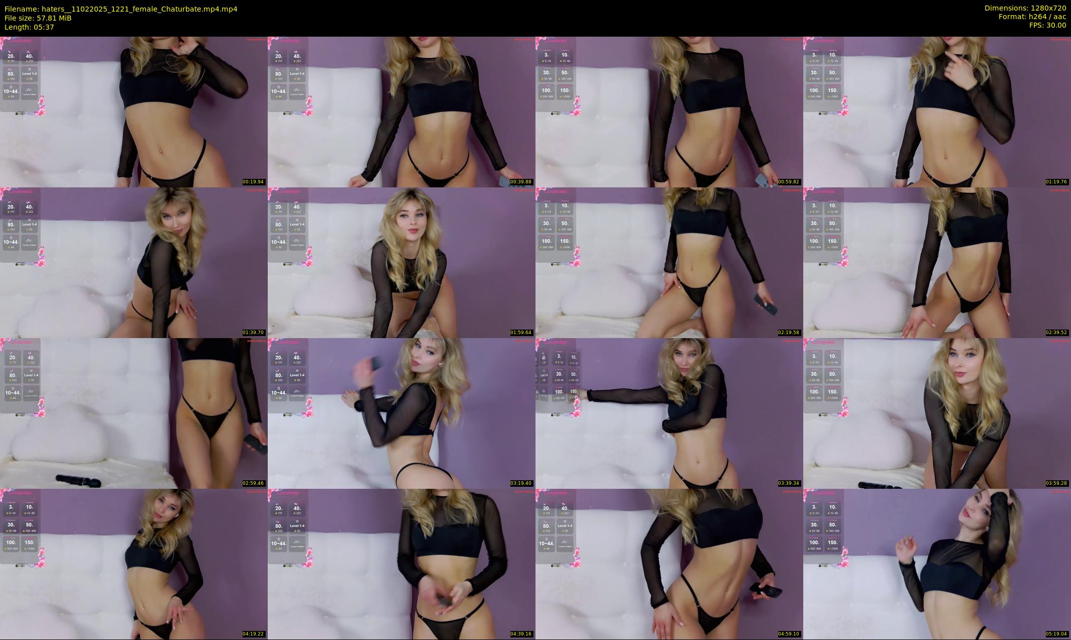 haters_ — 6 minute Chaturbate female cam show recording, 720p, Feb 11, 2025