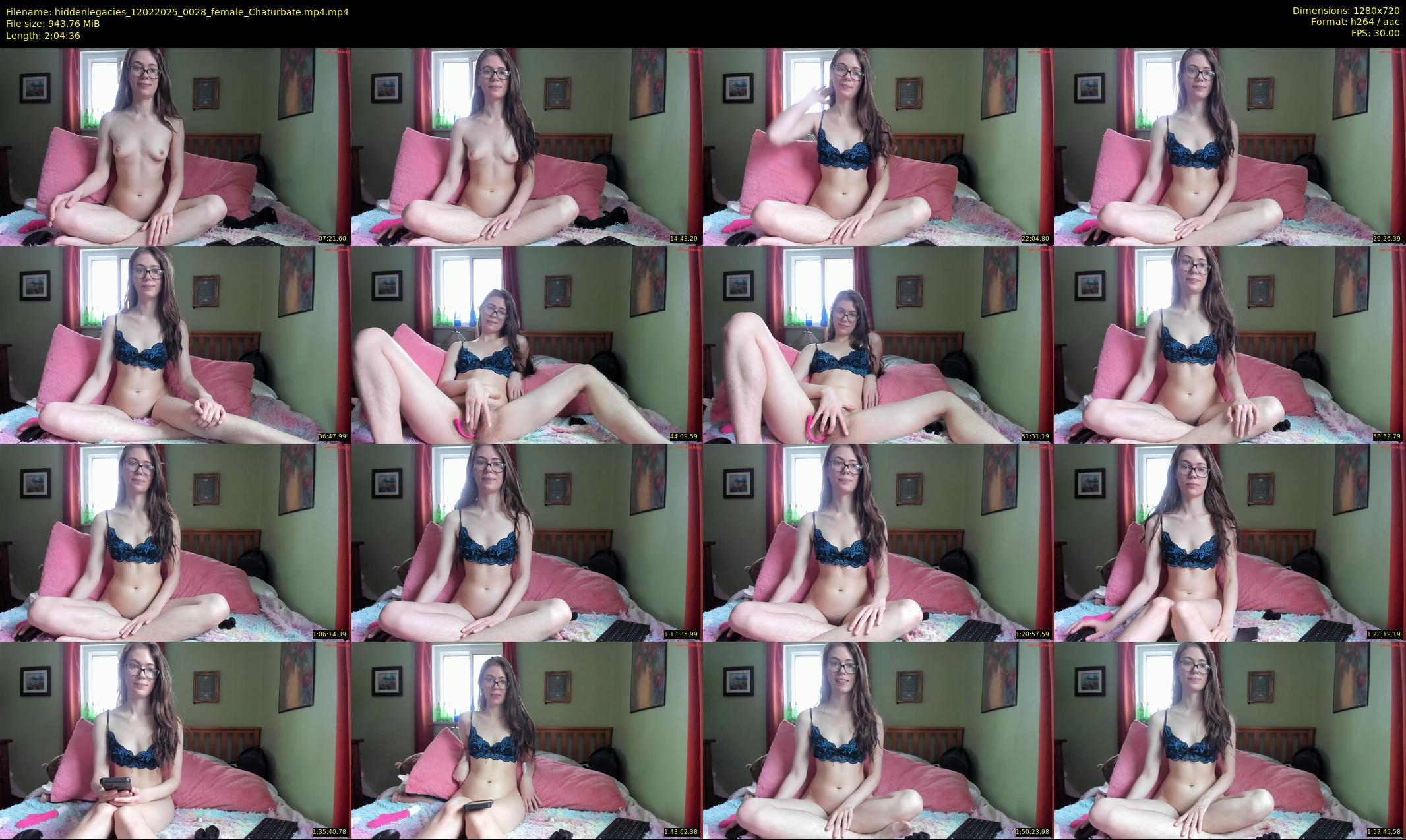 hiddenlegacies — 125 minute Chaturbate female cam show recording, 720p, Feb 12, 2025