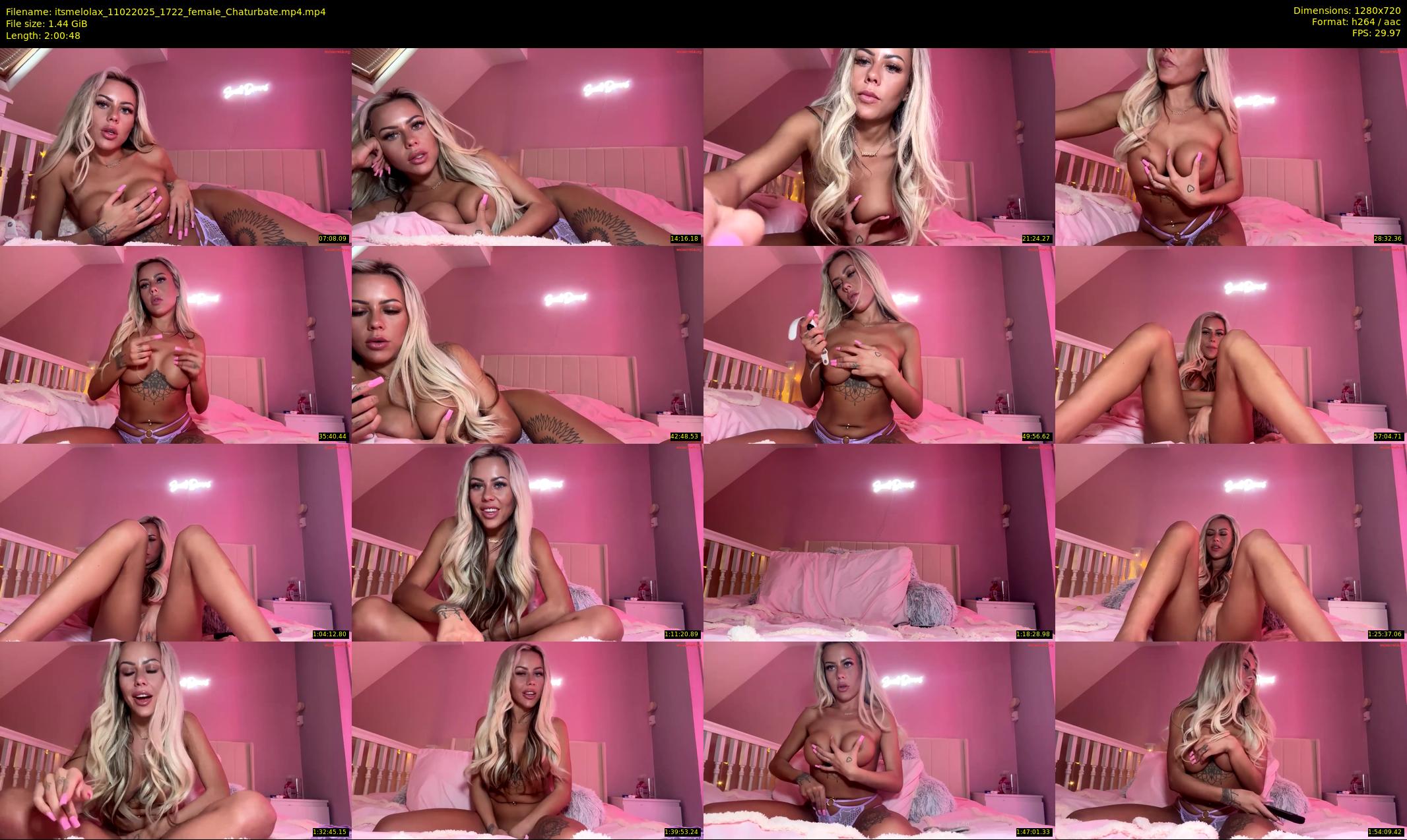 itsmelolax — 121 minute Chaturbate female cam show recording, 720p, Feb 11, 2025