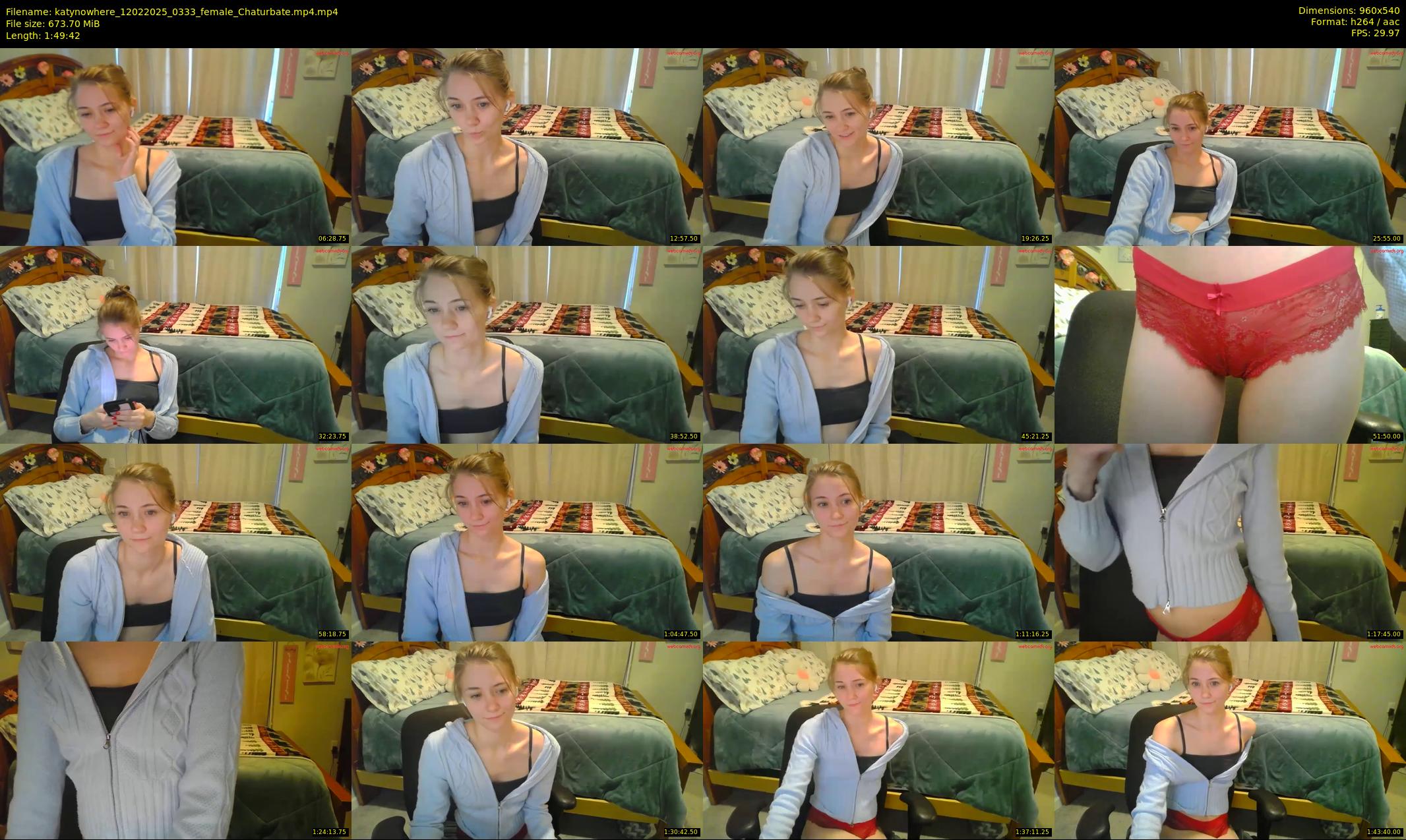 katynowhere — 110 minute Chaturbate female cam show recording, 480p, Feb 12, 2025