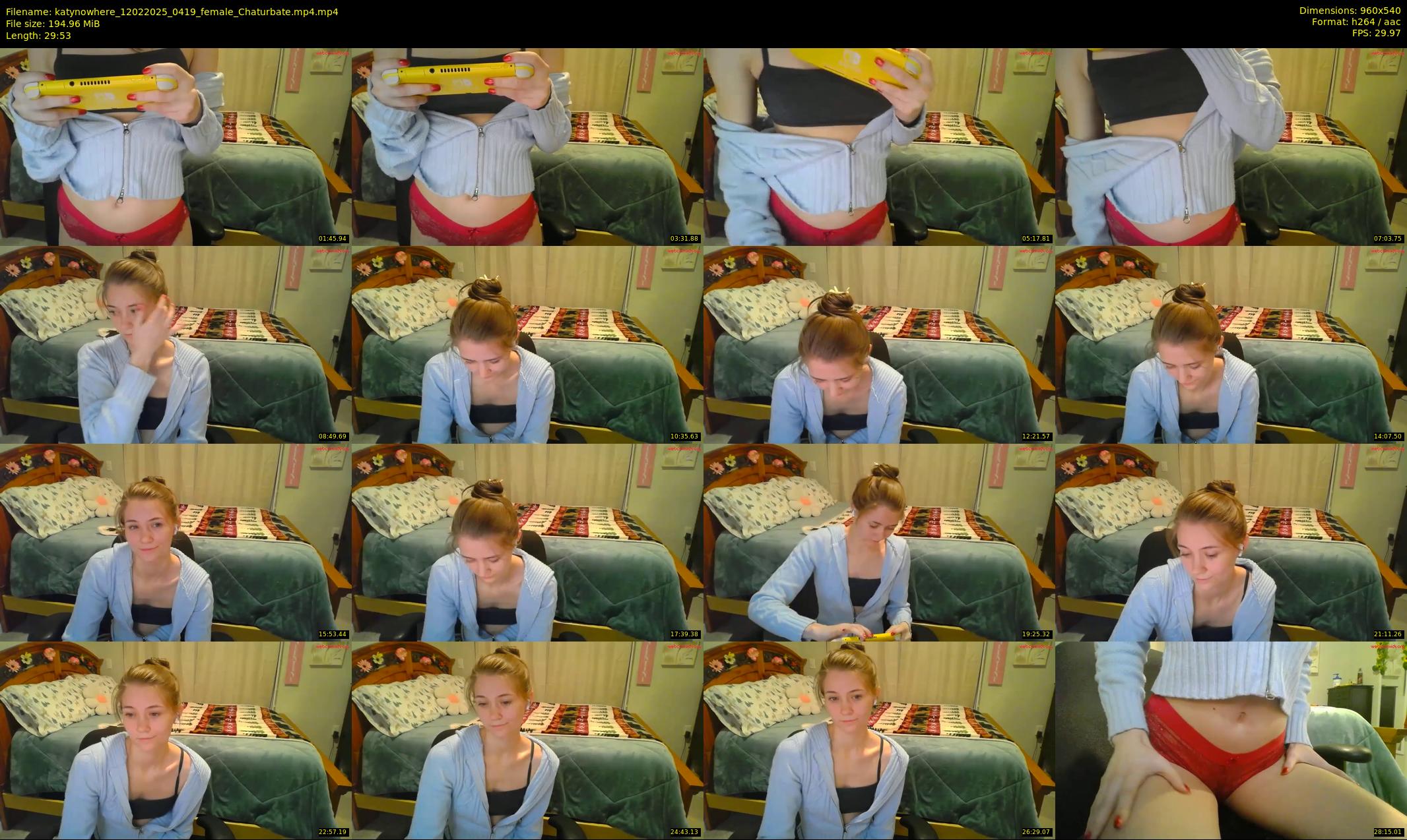 katynowhere — 30 minute Chaturbate female cam show recording, 480p, Feb 12, 2025