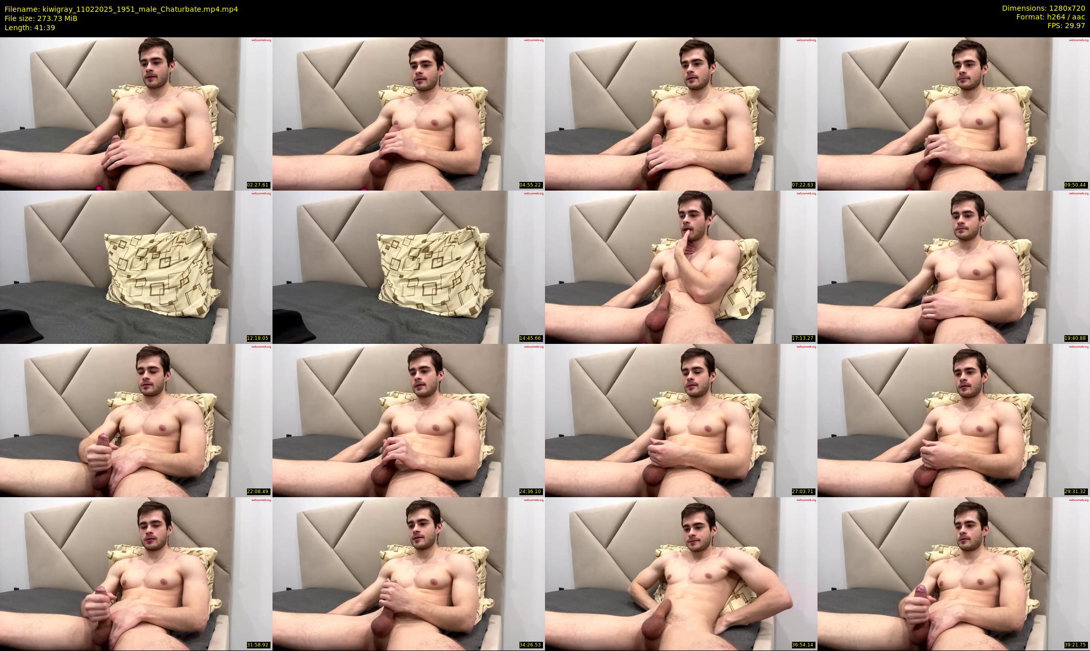 kiwigray — 42 minute Chaturbate male cam show recording, 720p, Feb 11, 2025