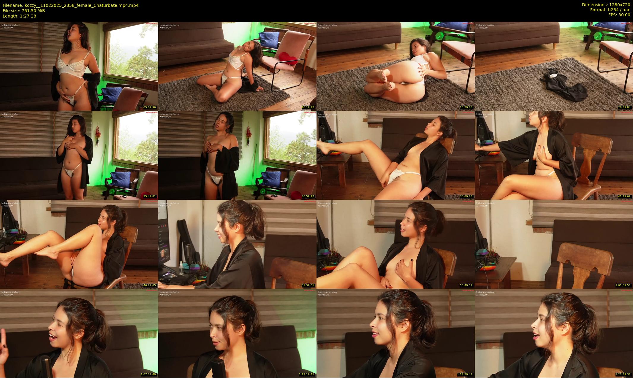 kozzy_ — 88 minute Chaturbate female cam show recording, 720p, Feb 11, 2025