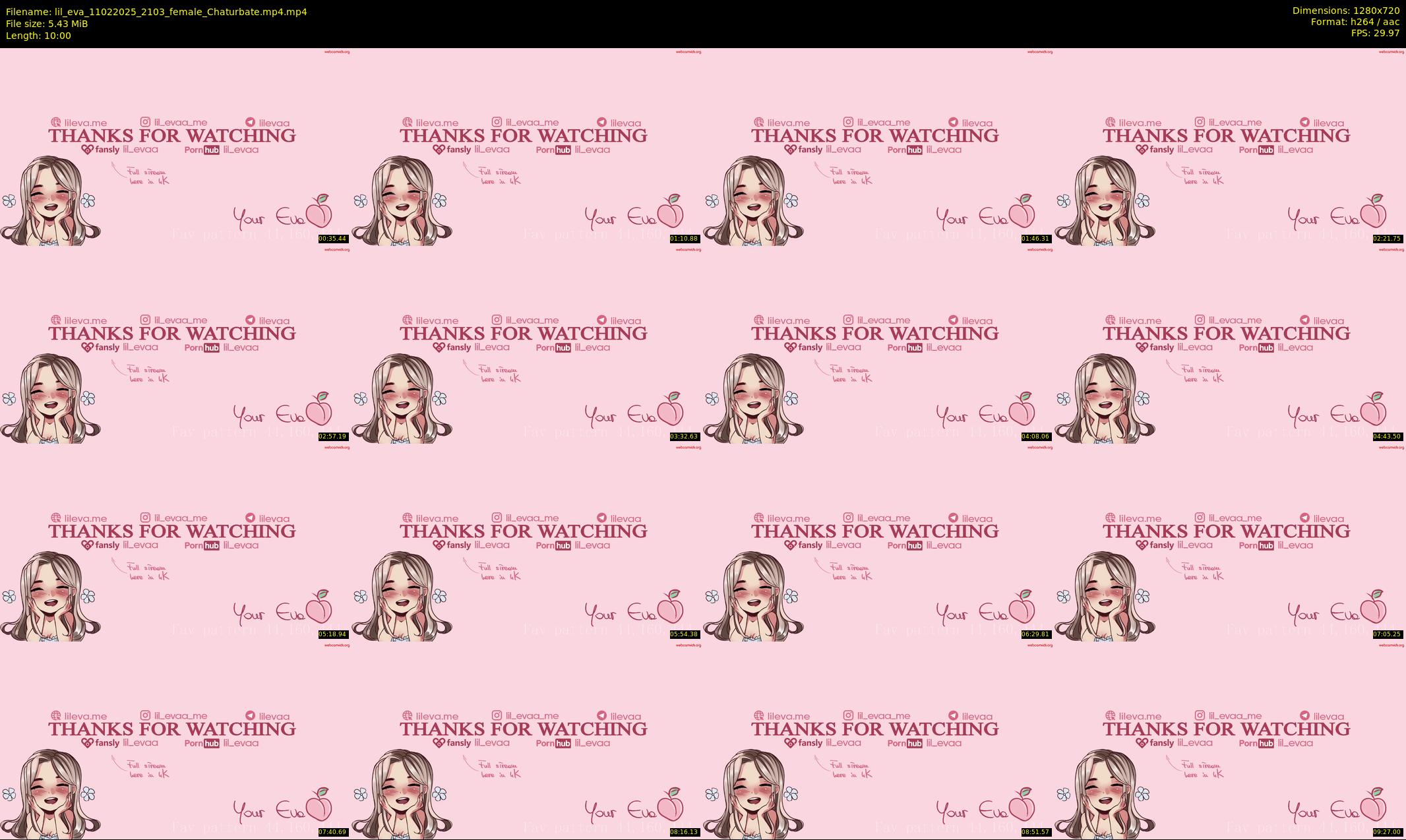 lil_eva — 10 minute Chaturbate female cam show recording, 720p, Feb 11, 2025