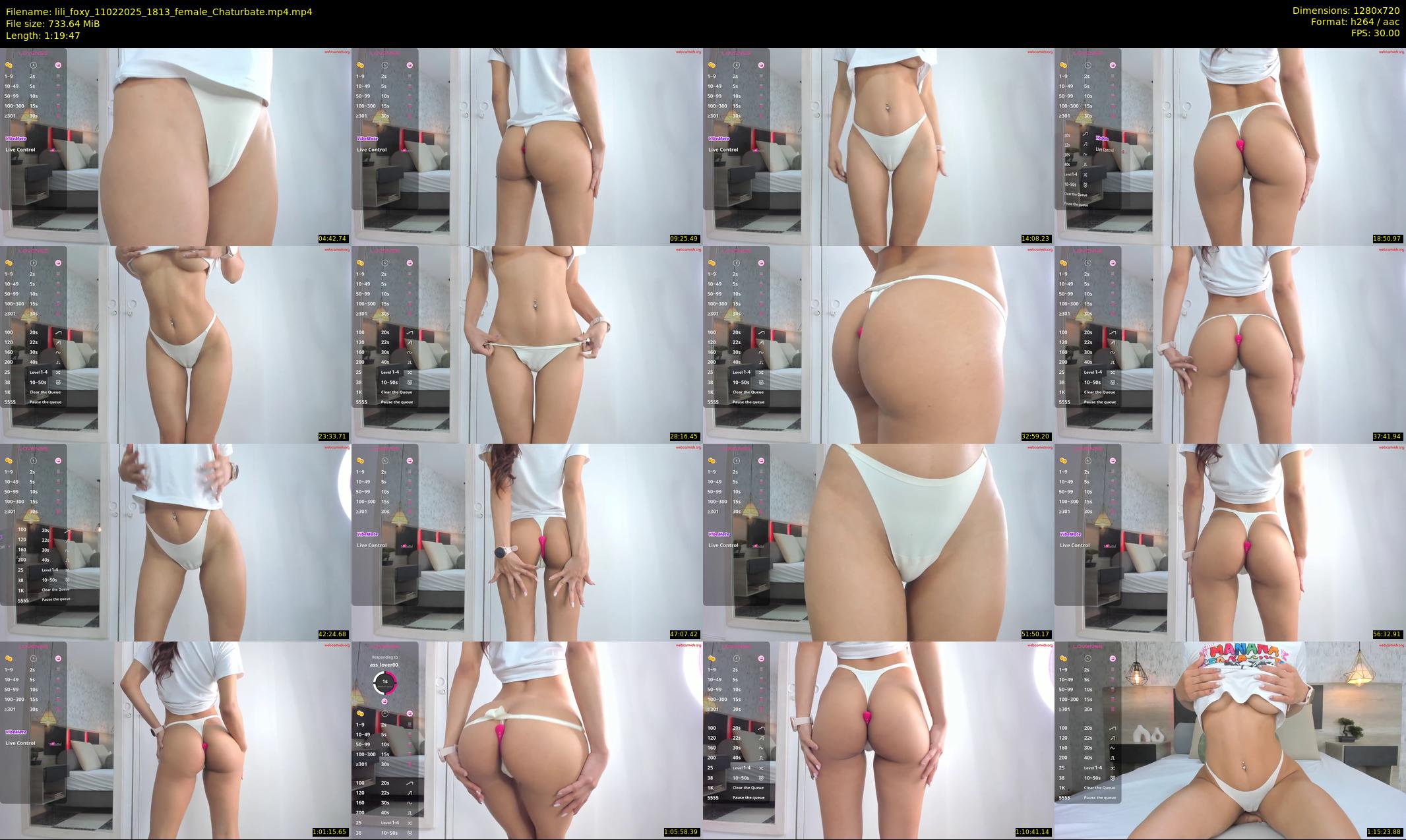 lili_foxy — 80 minute Chaturbate female cam show recording, 720p, Feb 11, 2025