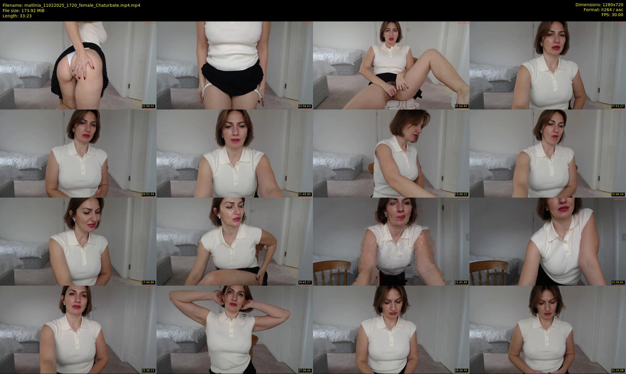 mallinia — 34 minute Chaturbate female cam show recording, 720p, Feb 11, 2025