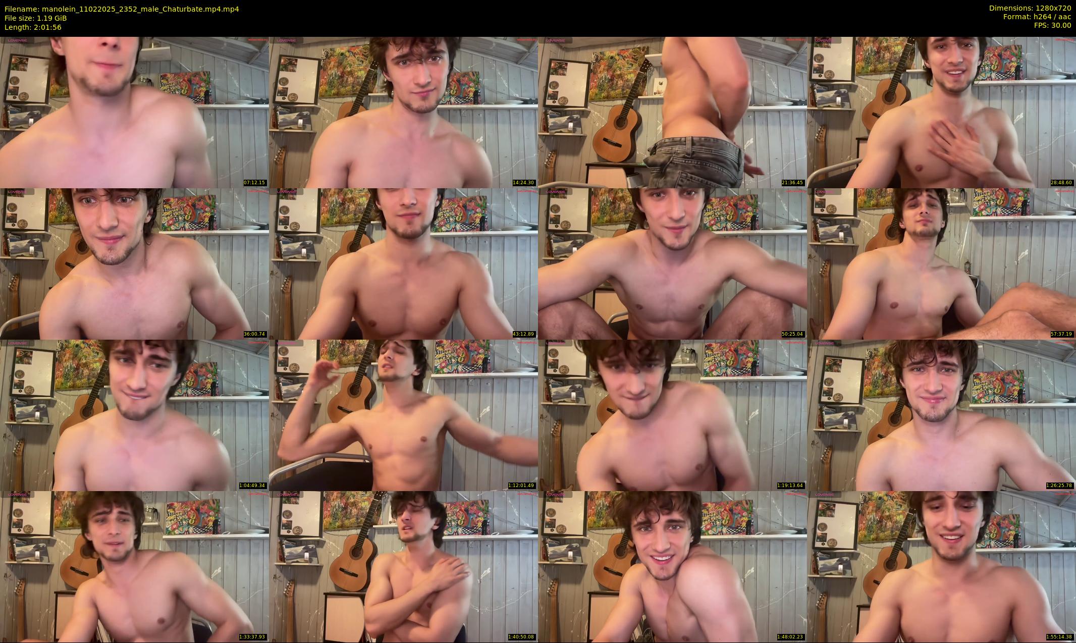 manolein — 122 minute Chaturbate male cam show recording, 720p, Feb 11, 2025