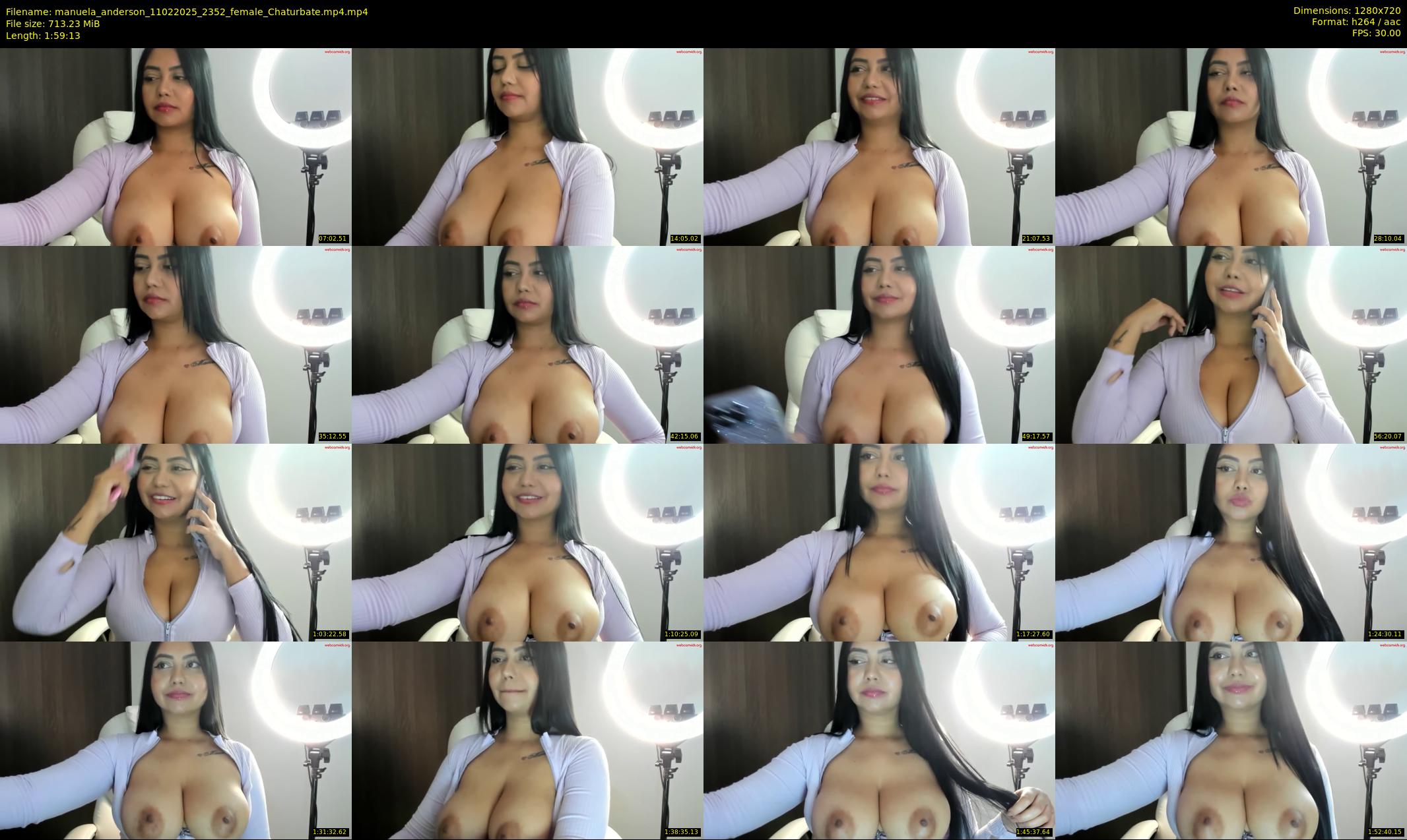 manuela_anderson — 120 minute Chaturbate female cam show recording, 720p, Feb 11, 2025