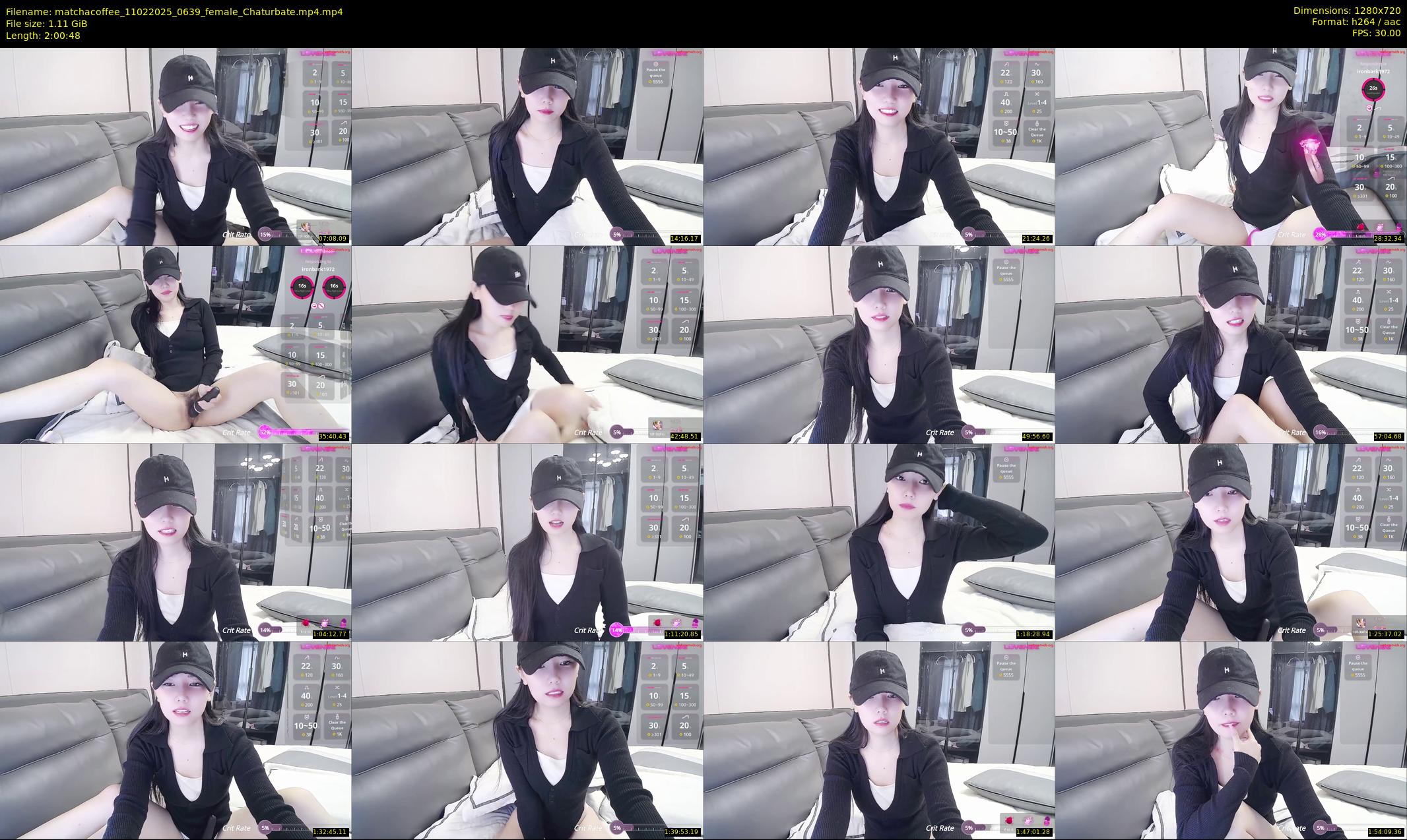 matchacoffee — 121 minute Chaturbate female cam show recording, 720p, Feb 11, 2025