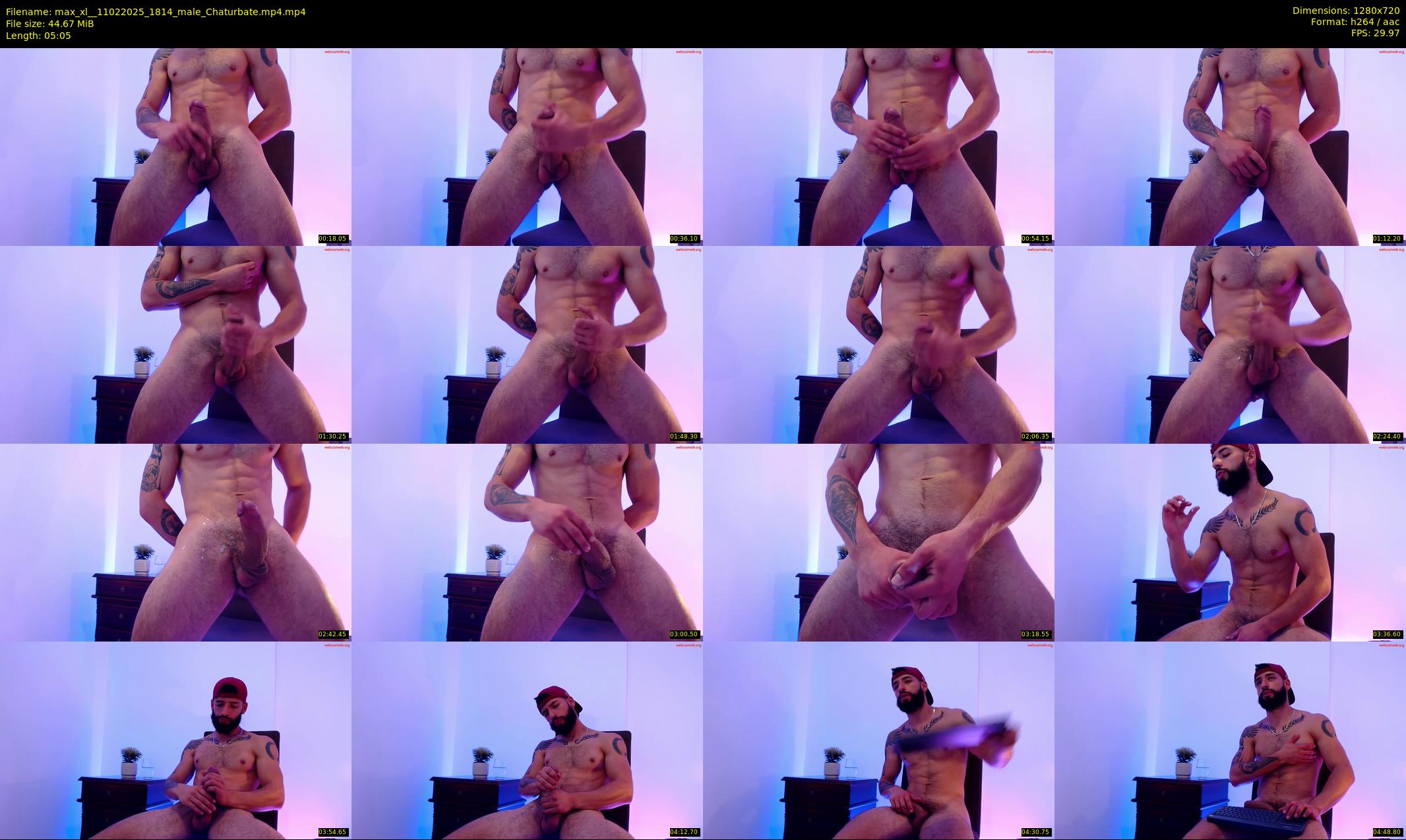 max_xl_ — 6 minute Chaturbate male cam show recording, 720p, Feb 11, 2025