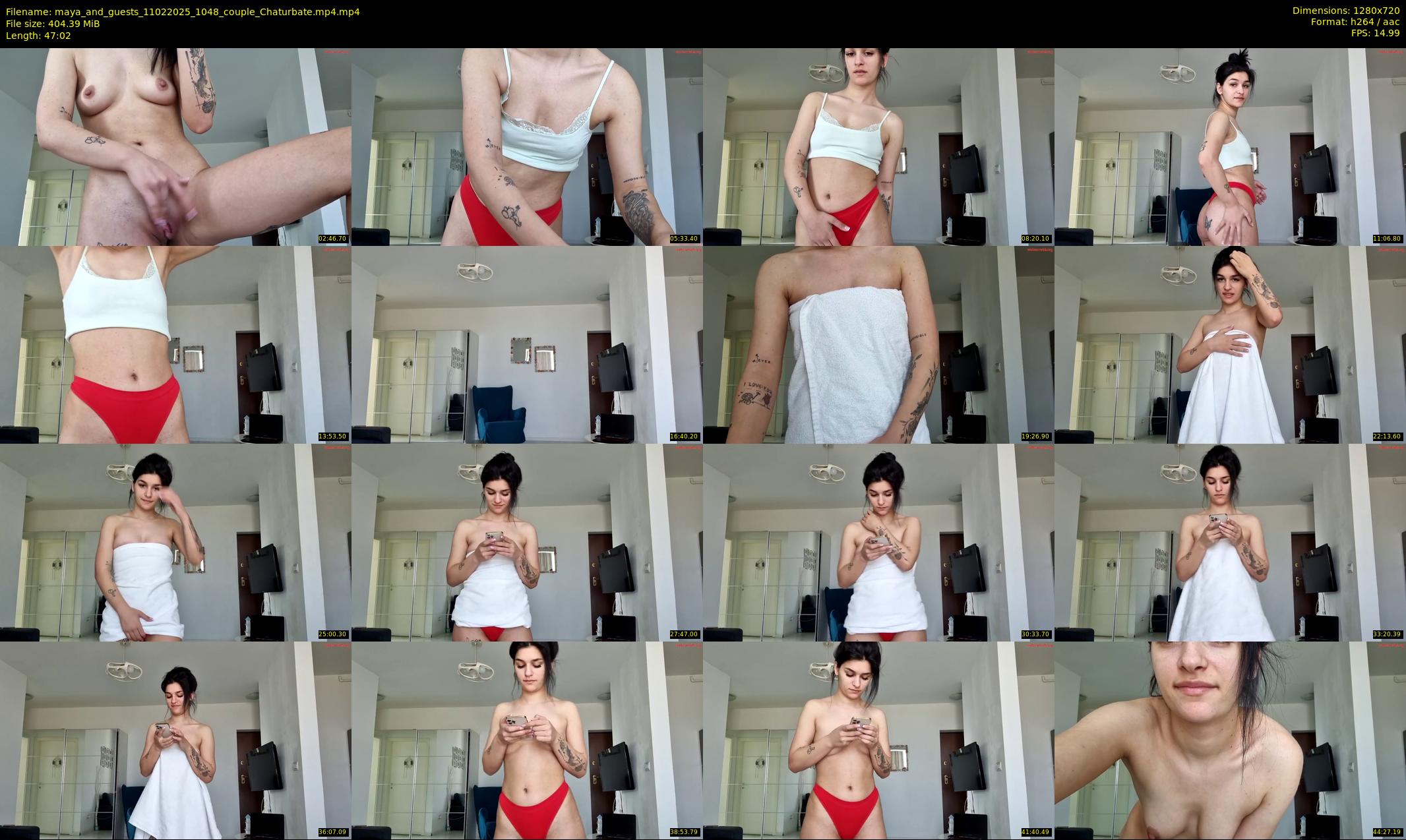 maya_and_guests — 48 minute Chaturbate couple cam show recording, 720p, Feb 11, 2025