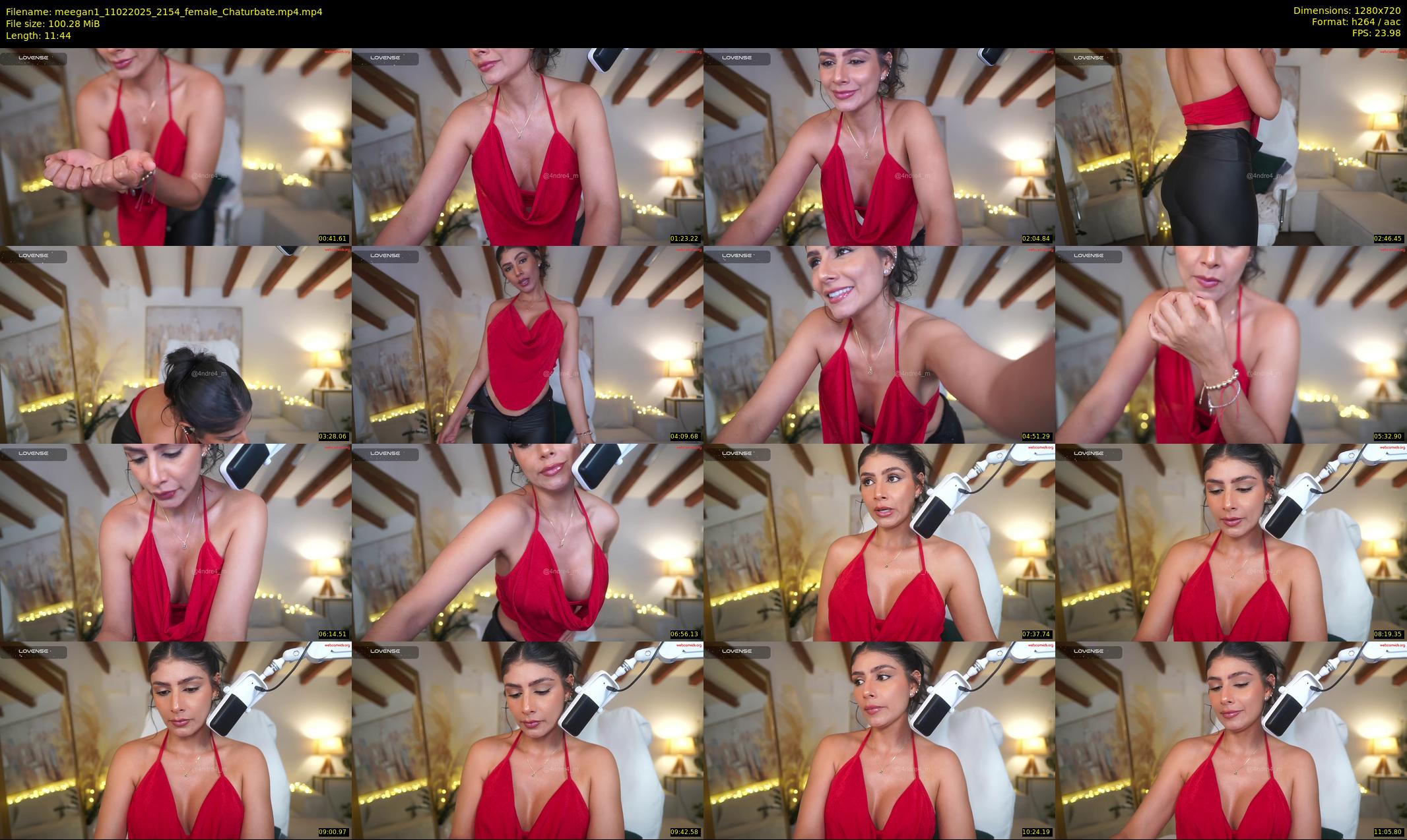 meegan1 — 12 minute Chaturbate female cam show recording, 720p, Feb 11, 2025