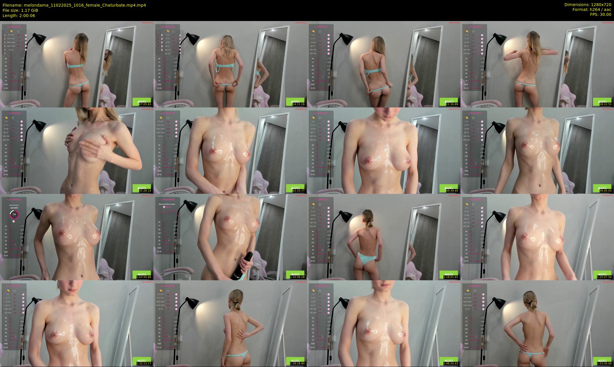 melondama — 121 minute Chaturbate female cam show recording, 720p, Feb 11, 2025
