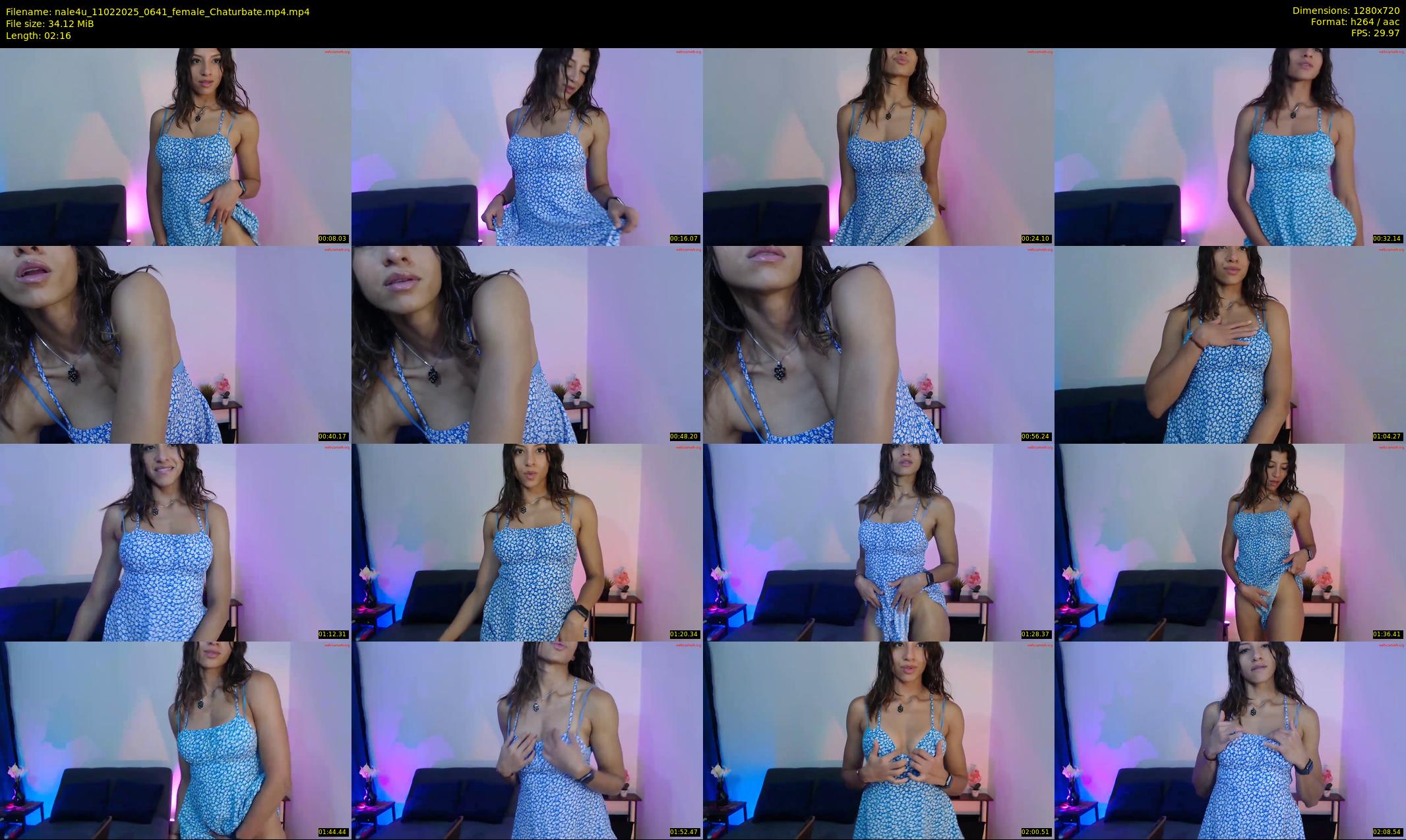 nale4u — 3 minute Chaturbate female cam show recording, 720p, Feb 11, 2025
