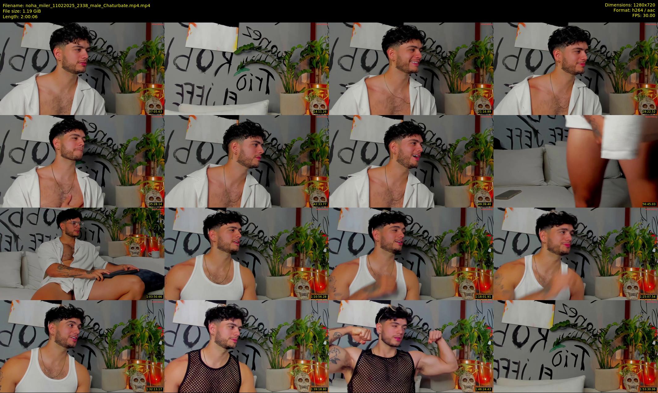 noha_miler — 121 minute Chaturbate male cam show recording, 720p, Feb 11, 2025