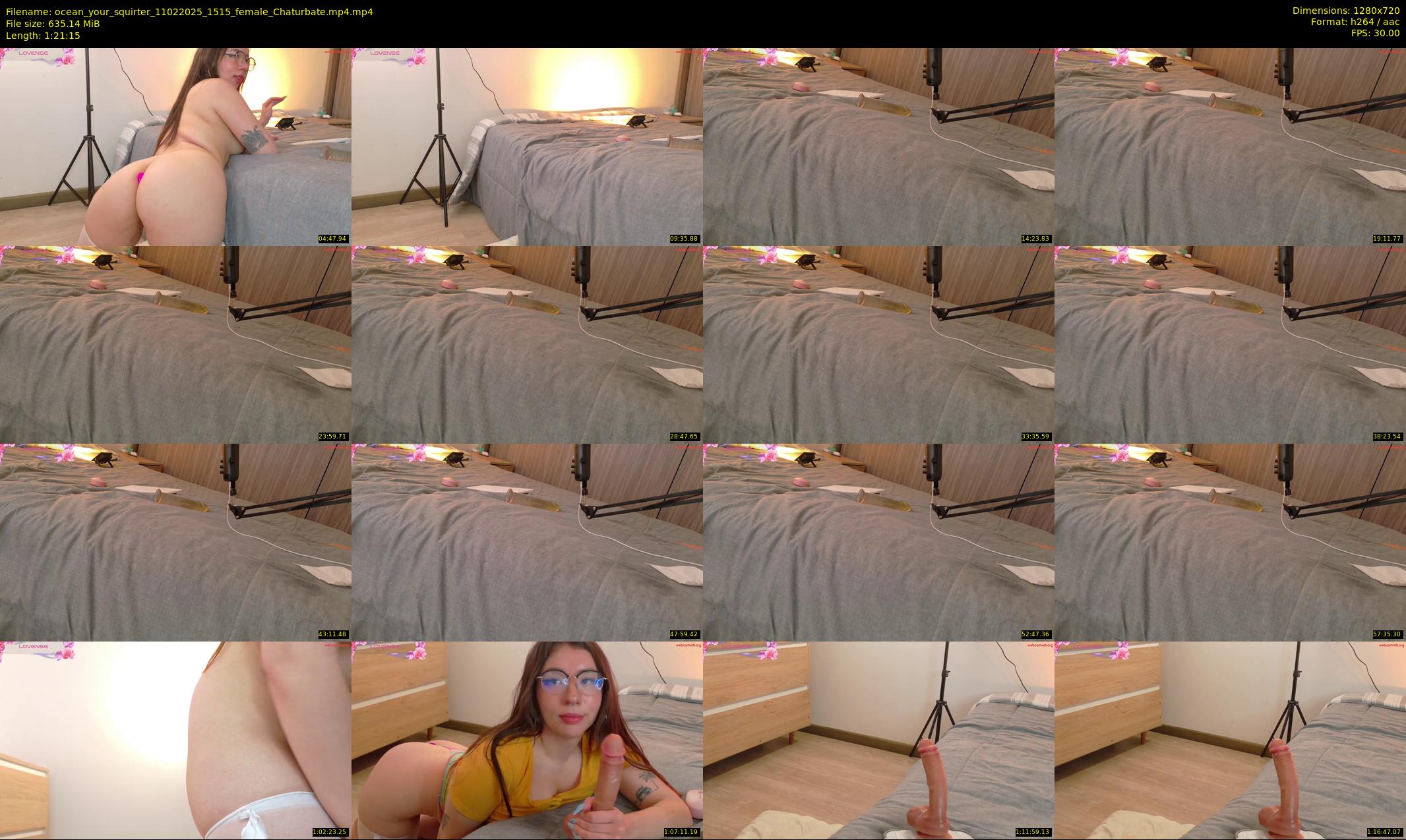 ocean_your_squirter — 82 minute Chaturbate female cam show recording, 720p, Feb 11, 2025
