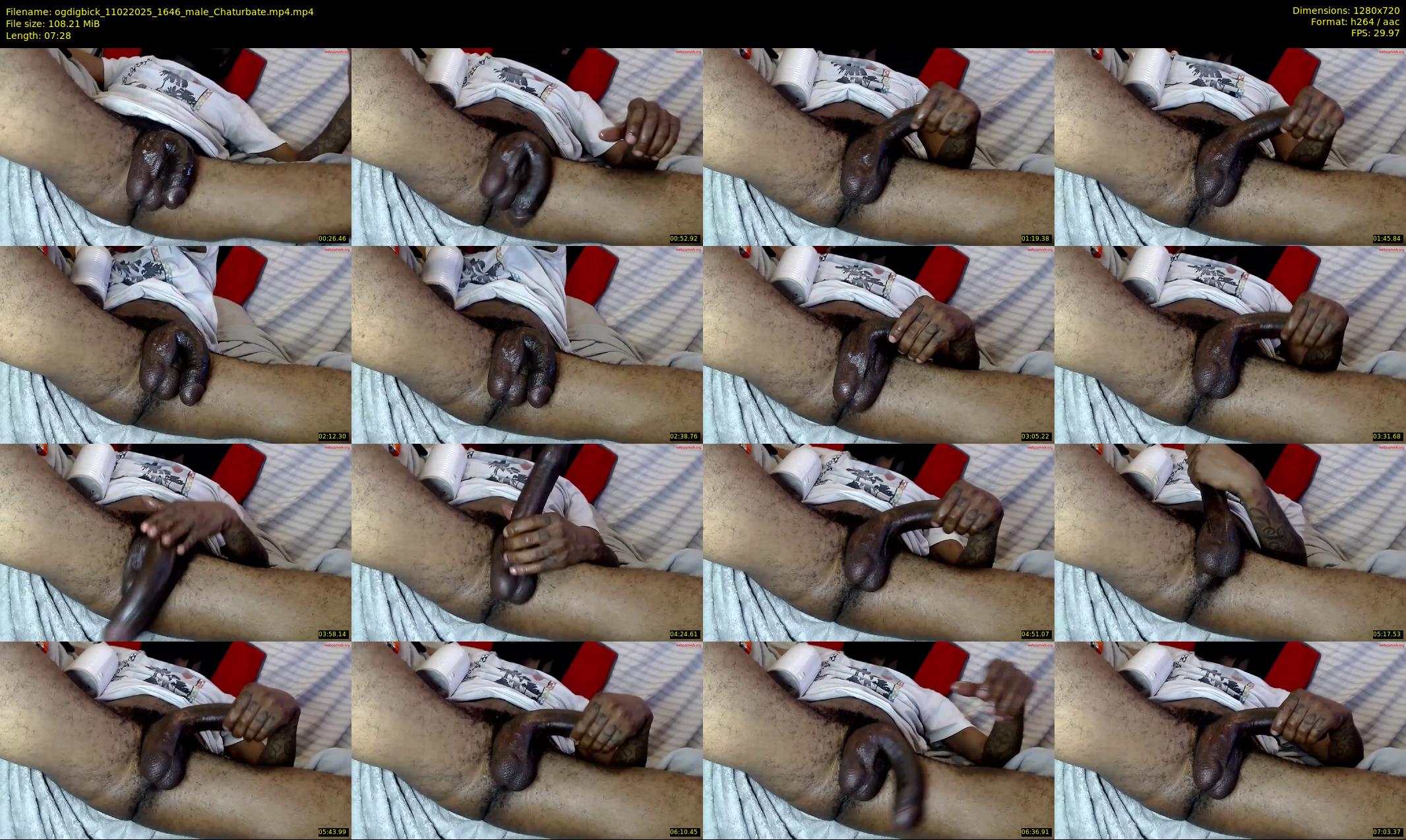ogdigbick — 8 minute Chaturbate male cam show recording, 720p, Feb 11, 2025