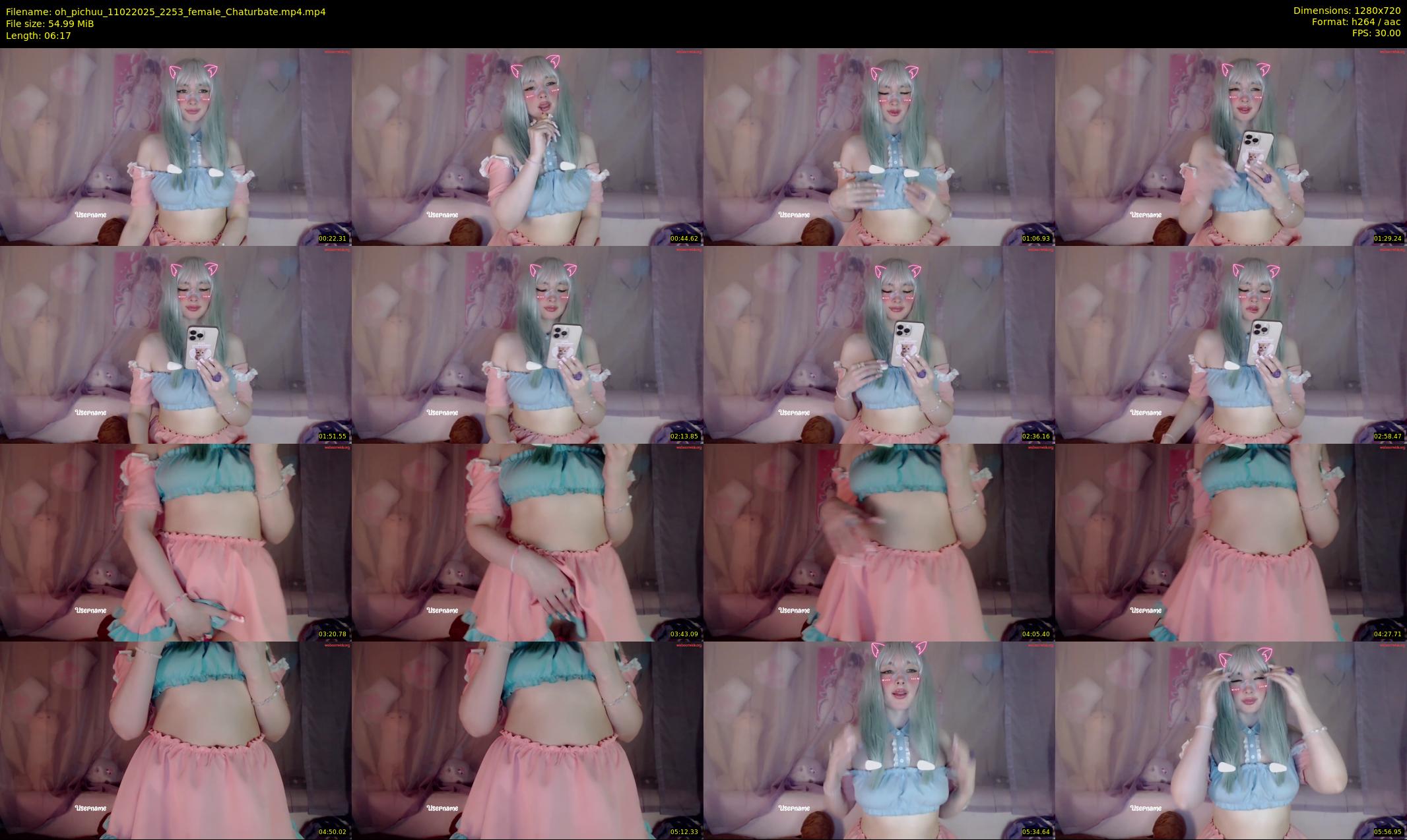 oh_pichuu — 7 minute Chaturbate female cam show recording, 720p, Feb 11, 2025