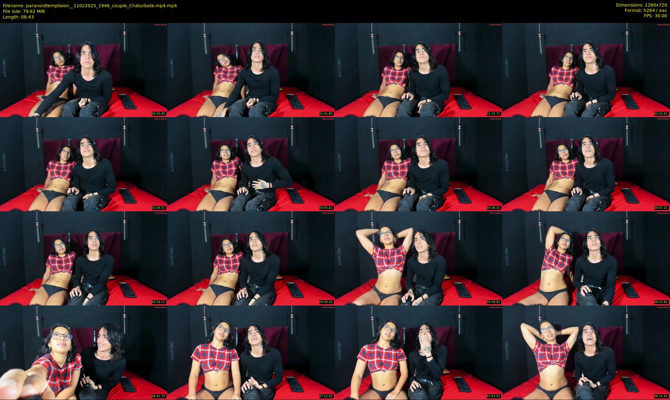 paranoidtemptaion_ — 9 minute Chaturbate couple cam show recording, 720p, Feb 11, 2025