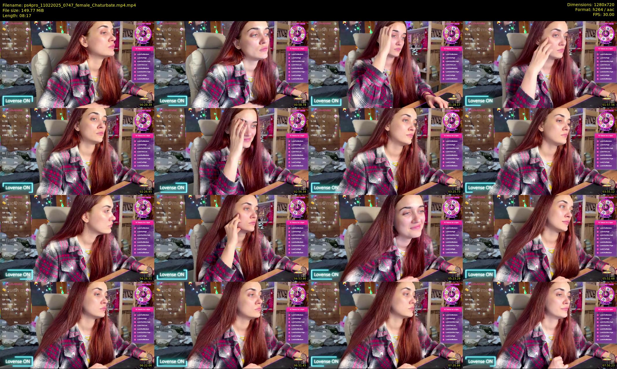 ps4pro — 9 minute Chaturbate female cam show recording, 720p, Feb 11, 2025