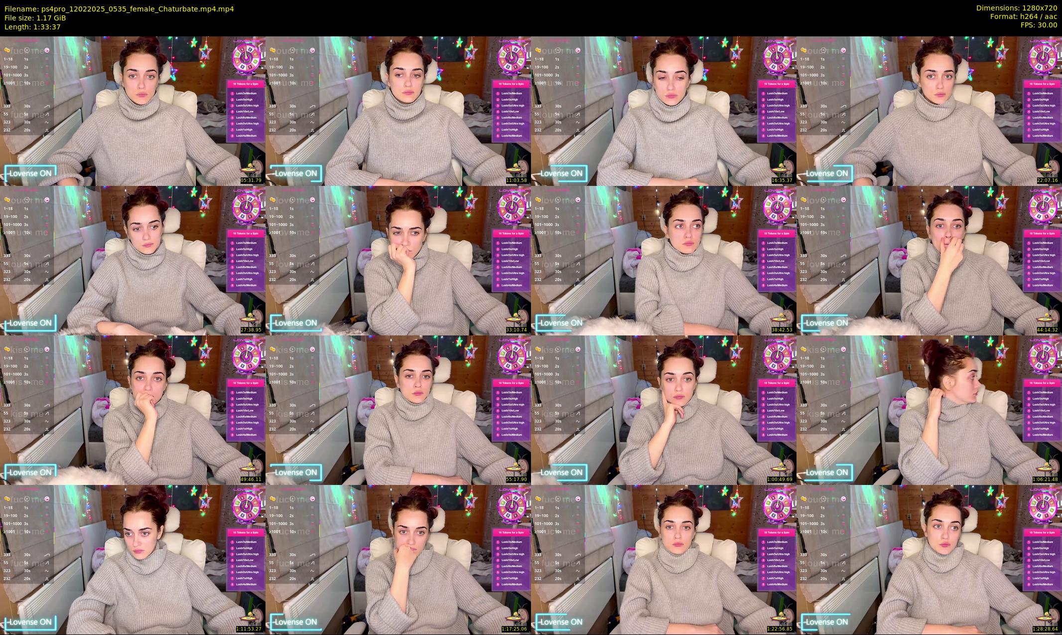 ps4pro — 94 minute Chaturbate female cam show recording, 720p, Feb 12, 2025