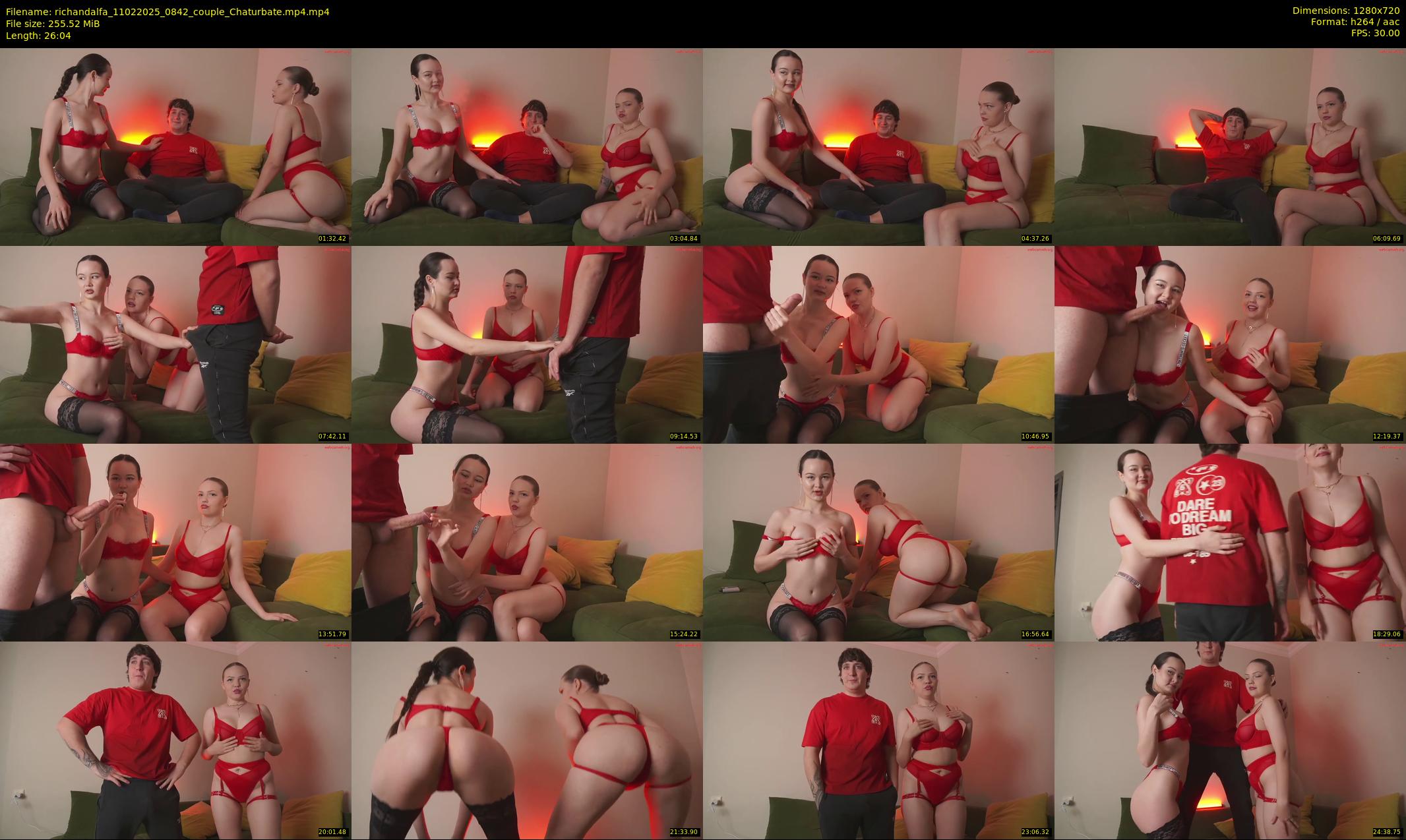 richandalfa — 27 minute Chaturbate couple cam show recording, 720p, Feb 11, 2025