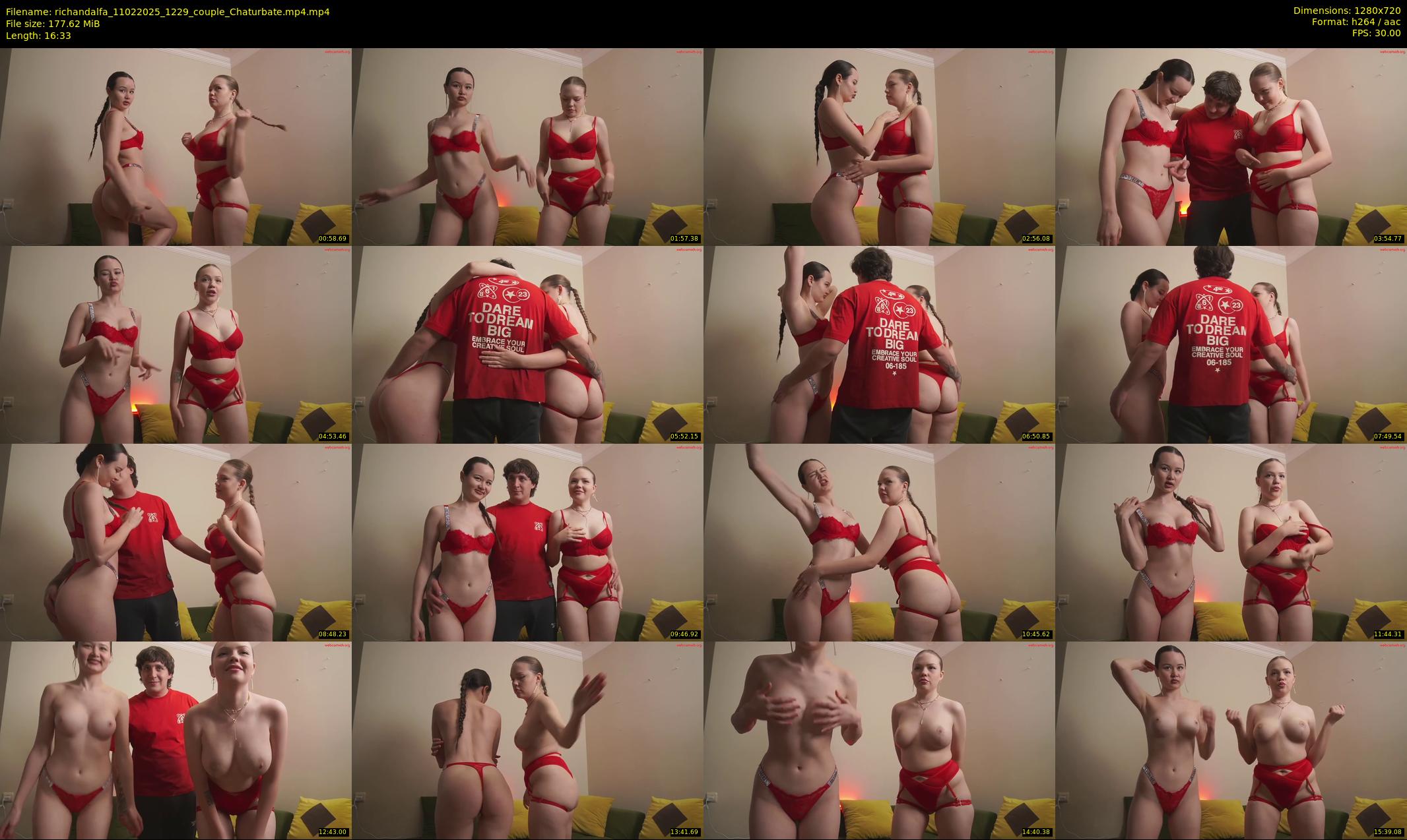 richandalfa — 17 minute Chaturbate couple cam show recording, 720p, Feb 11, 2025