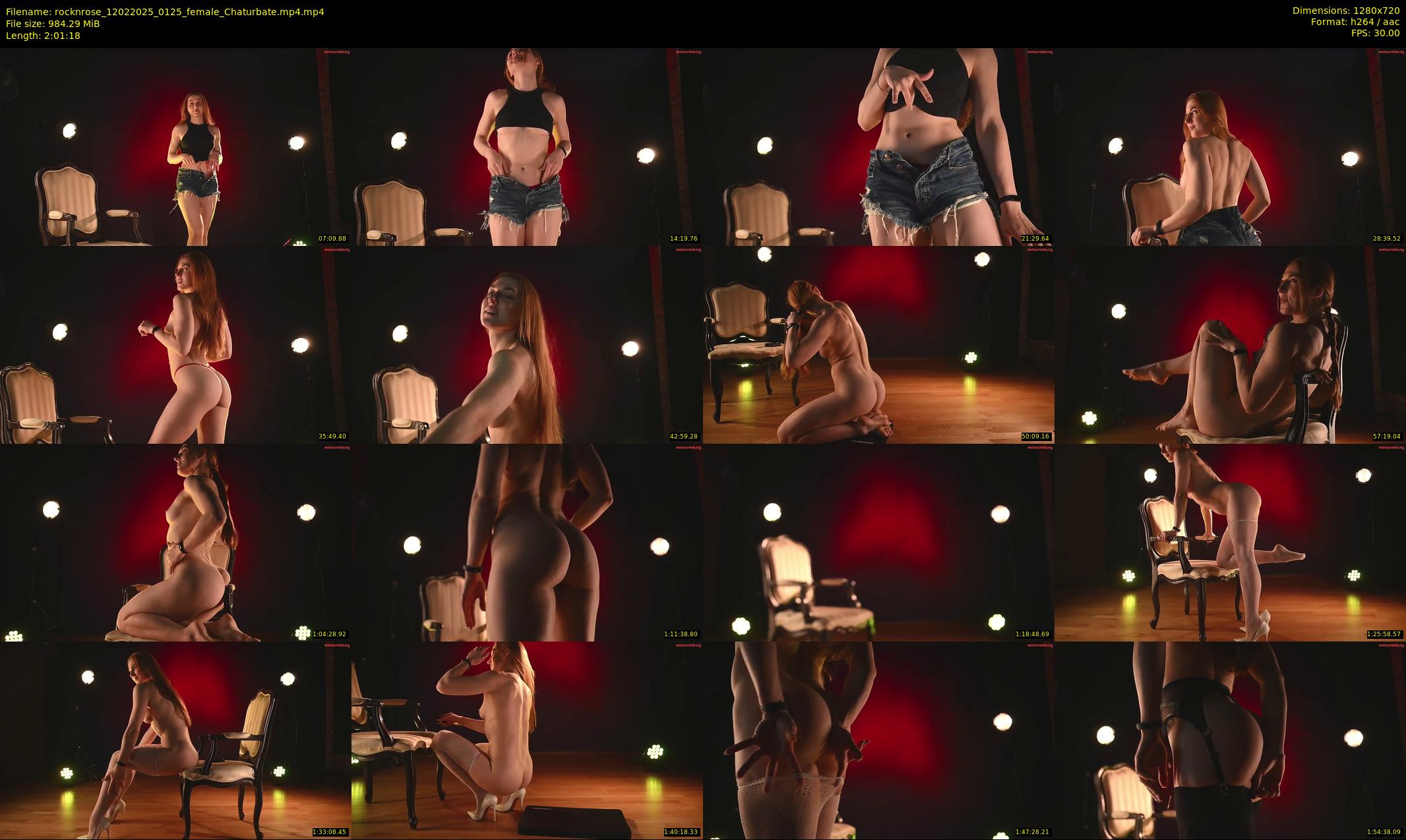 rocknrose — 122 minute Chaturbate female cam show recording, 720p, Feb 12, 2025