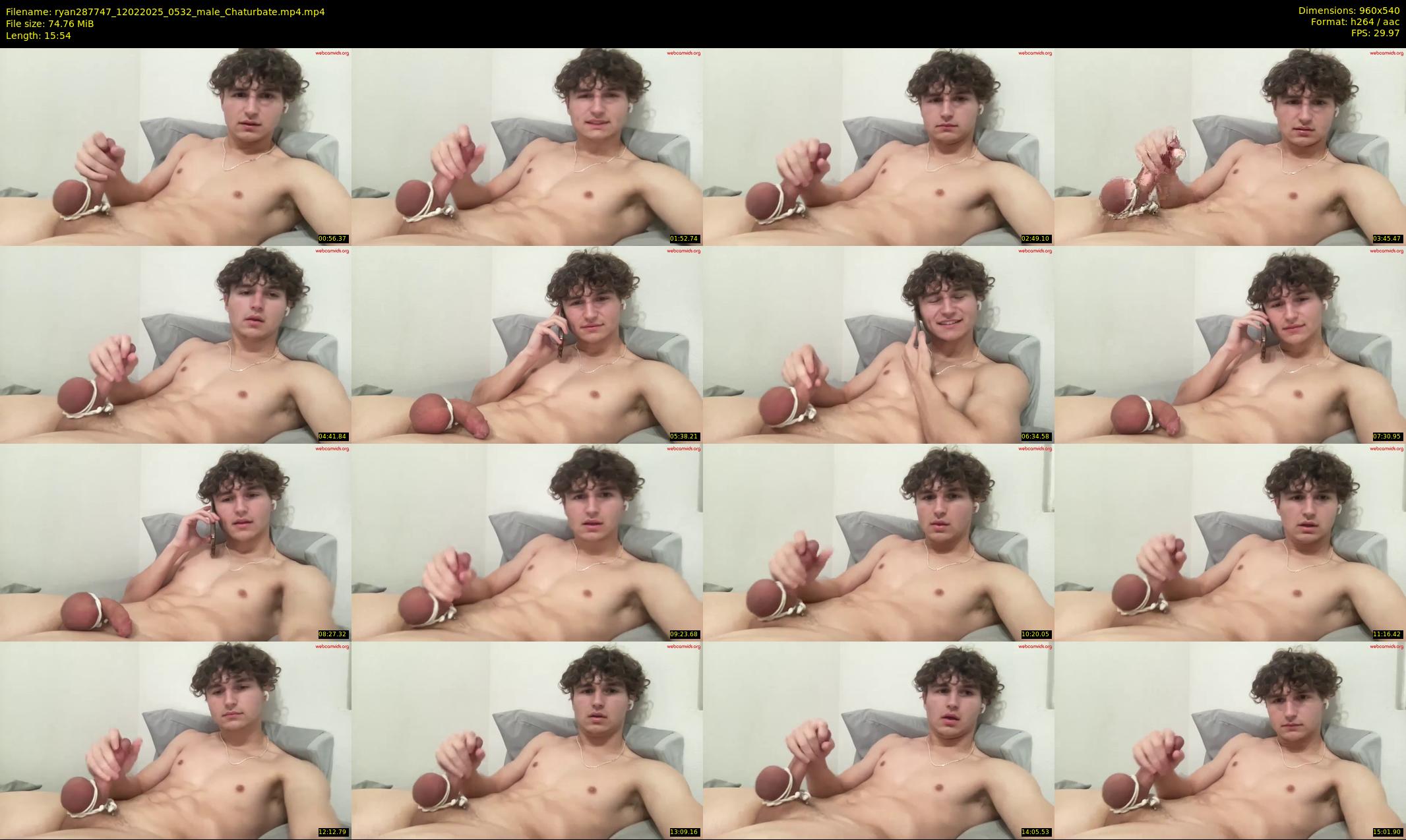ryan287747 — 16 minute Chaturbate male cam show recording, 480p, Feb 12, 2025