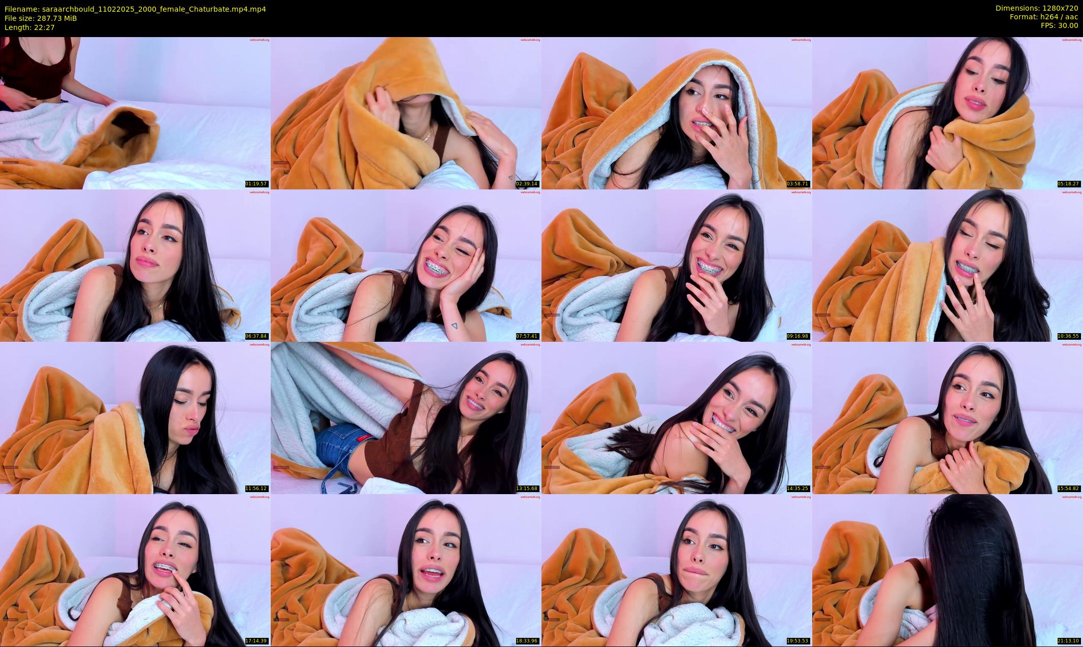 saraarchbould — 23 minute Chaturbate female cam show recording, 720p, Feb 11, 2025