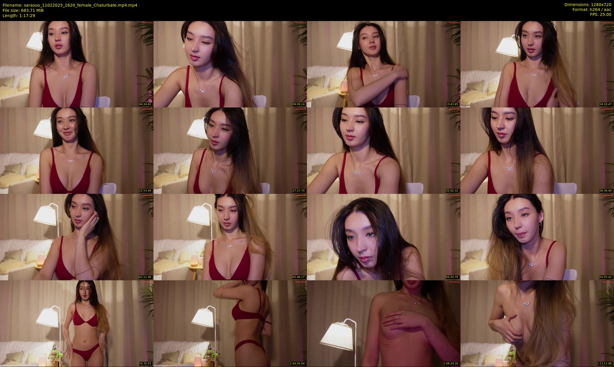 sarasuo — 78 minute Chaturbate female cam show recording, 720p, Feb 11, 2025
