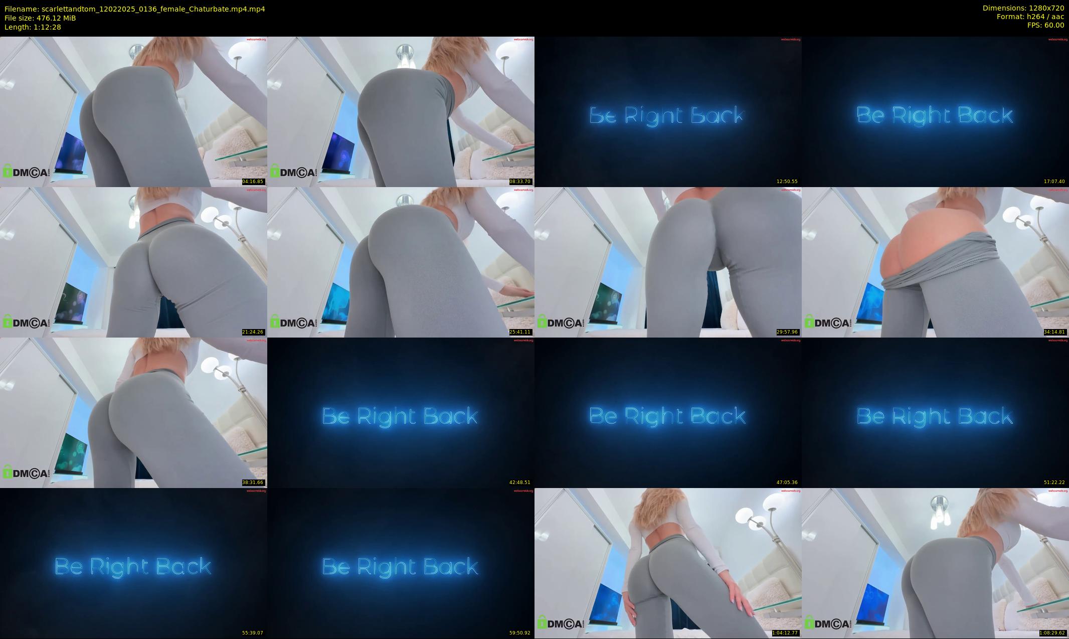 scarlettandtom — 73 minute Chaturbate couple cam show recording, 720p, Feb 12, 2025
