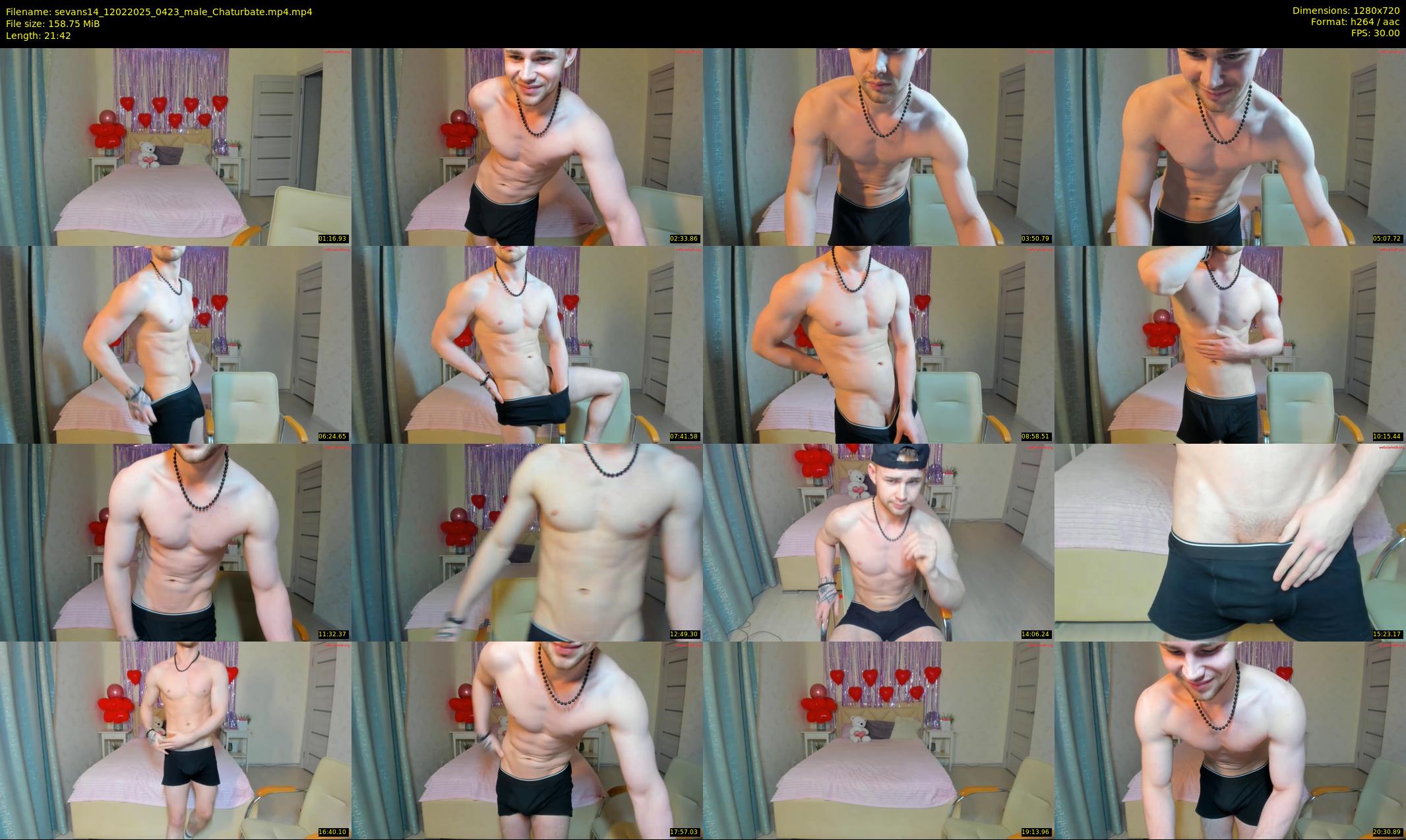 sevans14 — 22 minute Chaturbate male cam show recording, 720p, Feb 12, 2025