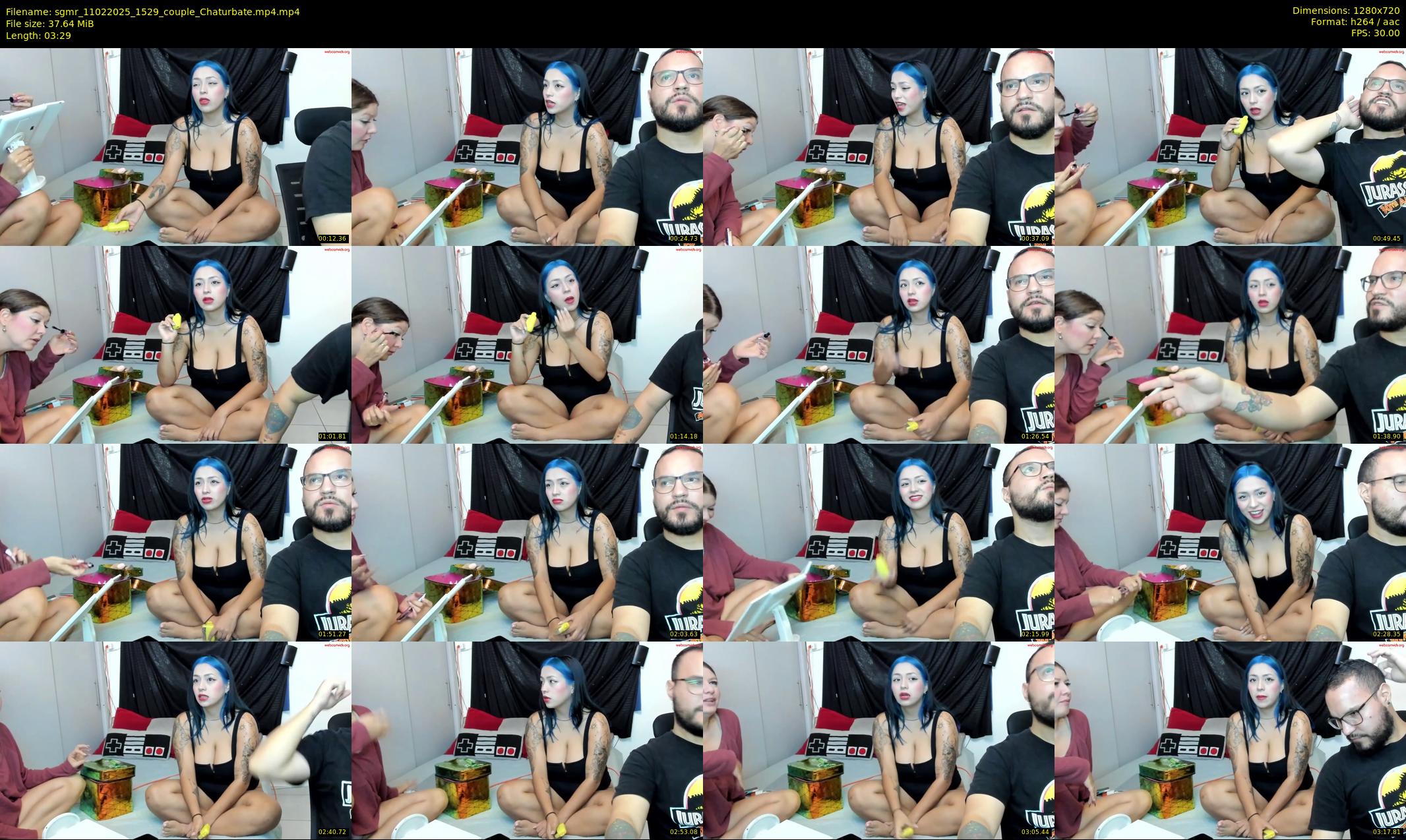 sgmr — 4 minute Chaturbate couple cam show recording, 720p, Feb 11, 2025