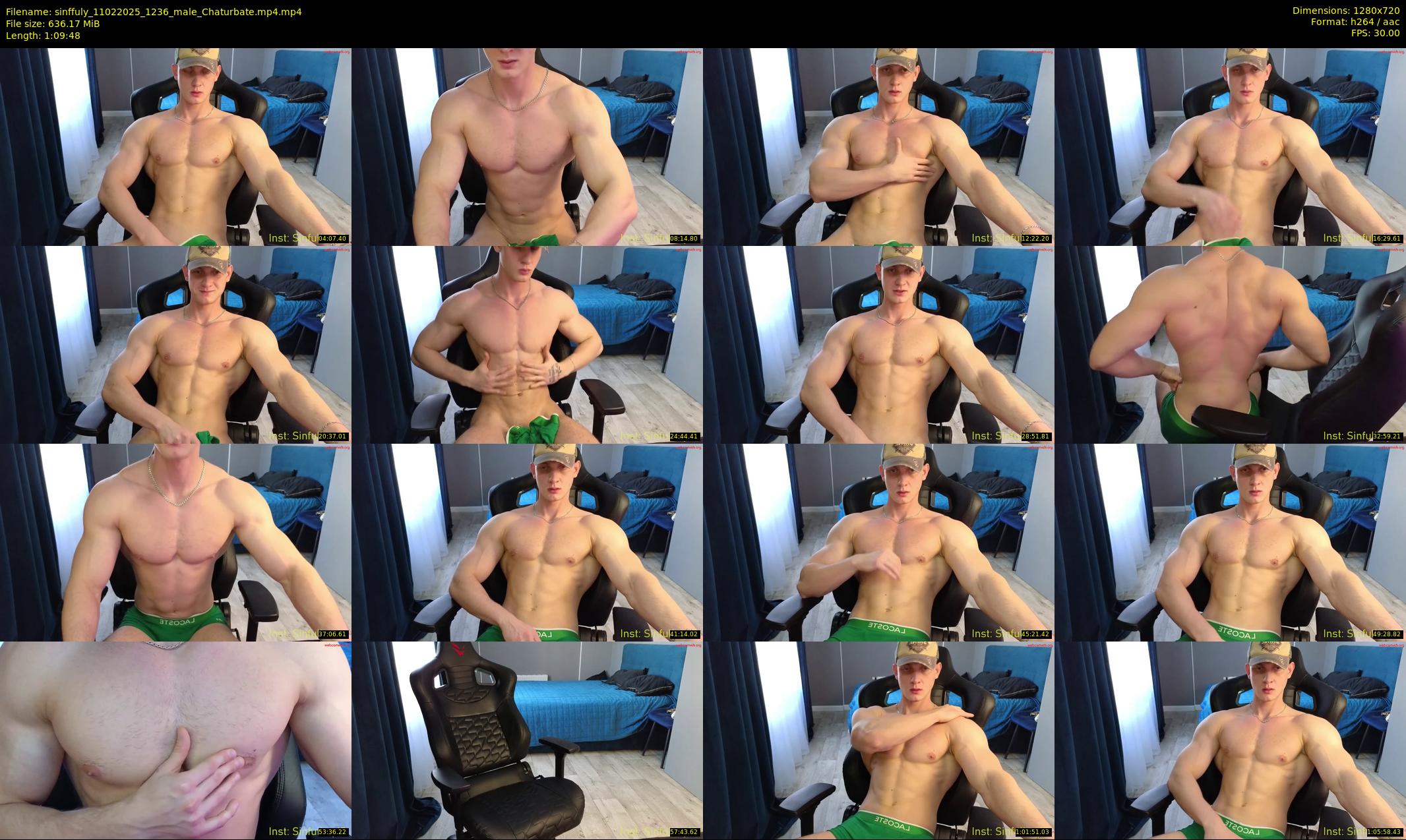 sinffuly — 70 minute Chaturbate male cam show recording, 720p, Feb 11, 2025
