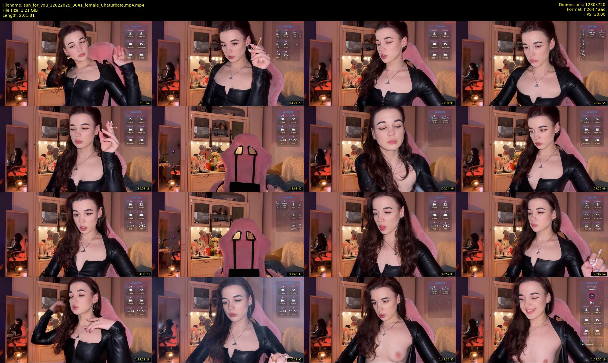 sun_for_you — 122 minute Chaturbate female cam show recording, 720p, Feb 12, 2025