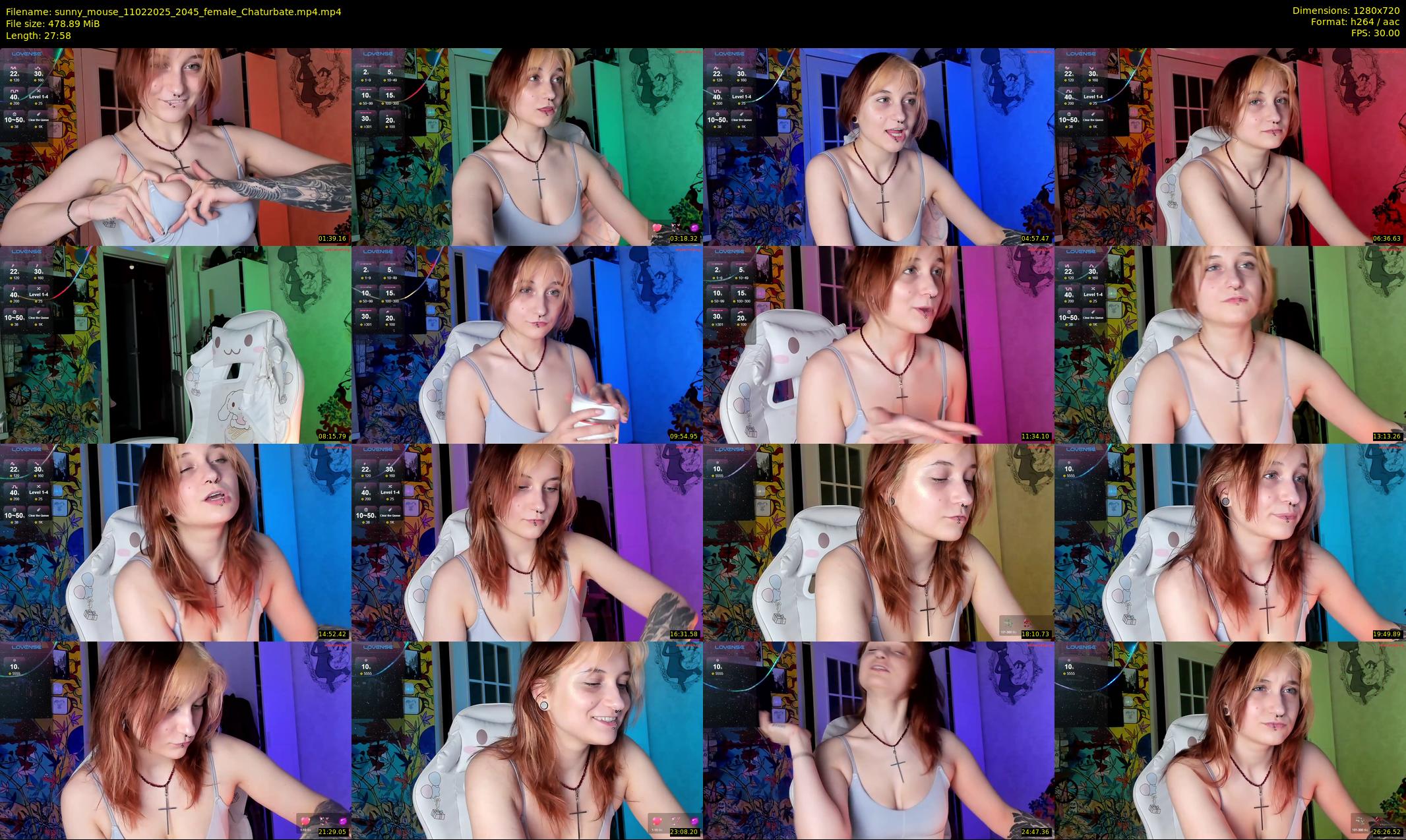 sunny_mouse — 28 minute Chaturbate female cam show recording, 720p, Feb 11, 2025