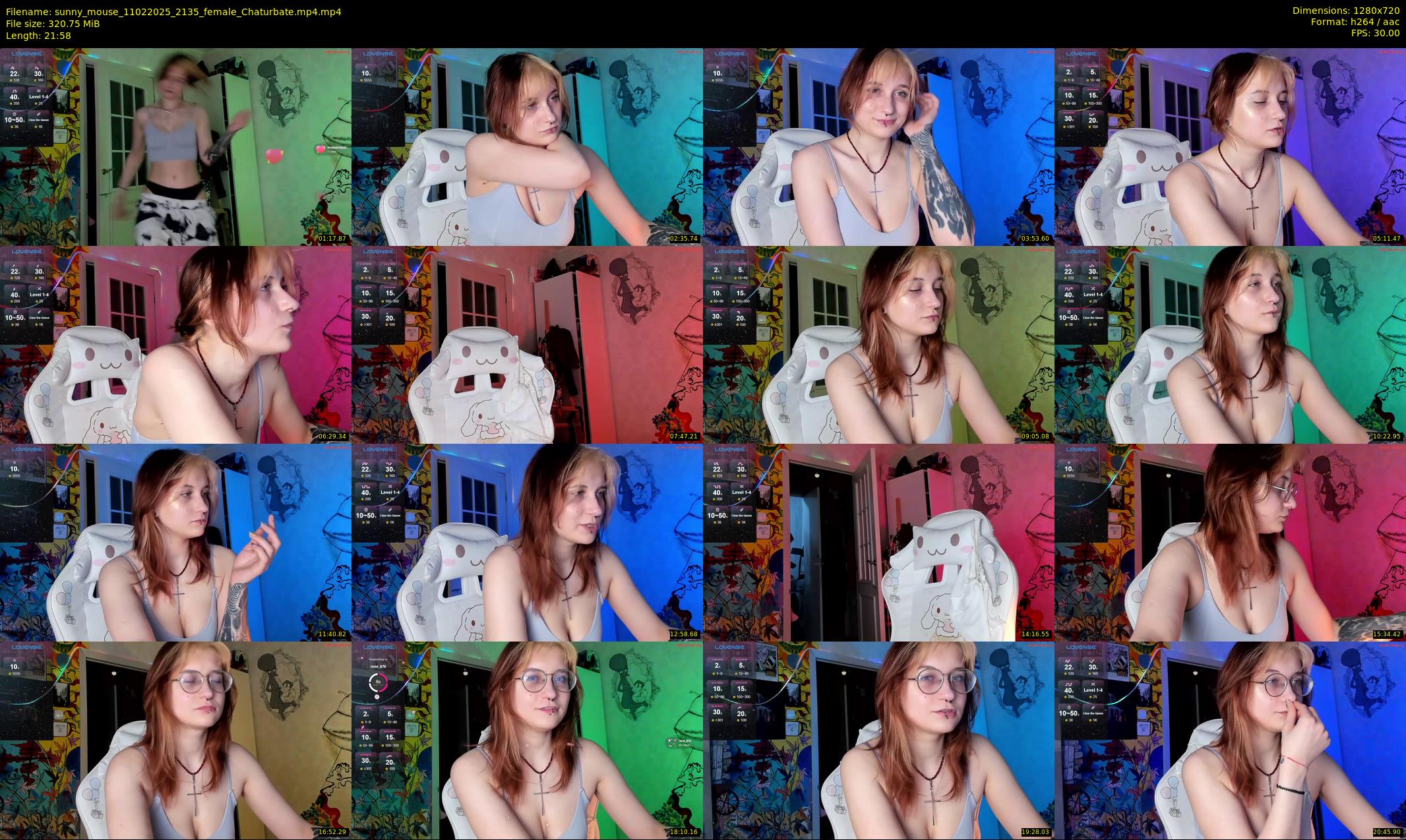 sunny_mouse — 22 minute Chaturbate female cam show recording, 720p, Feb 11, 2025