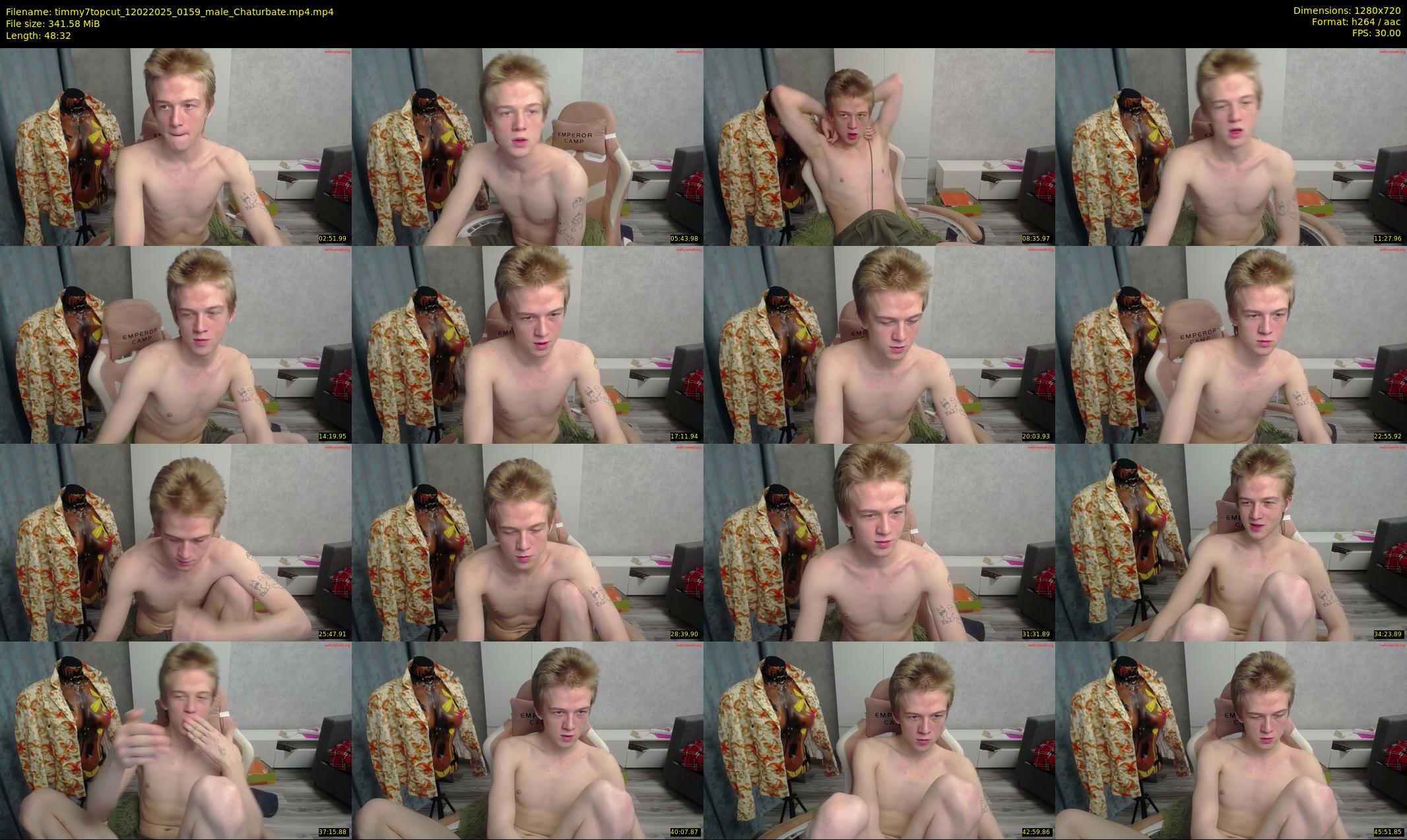 timmy7topcut — 49 minute Chaturbate male cam show recording, 720p, Feb 12, 2025
