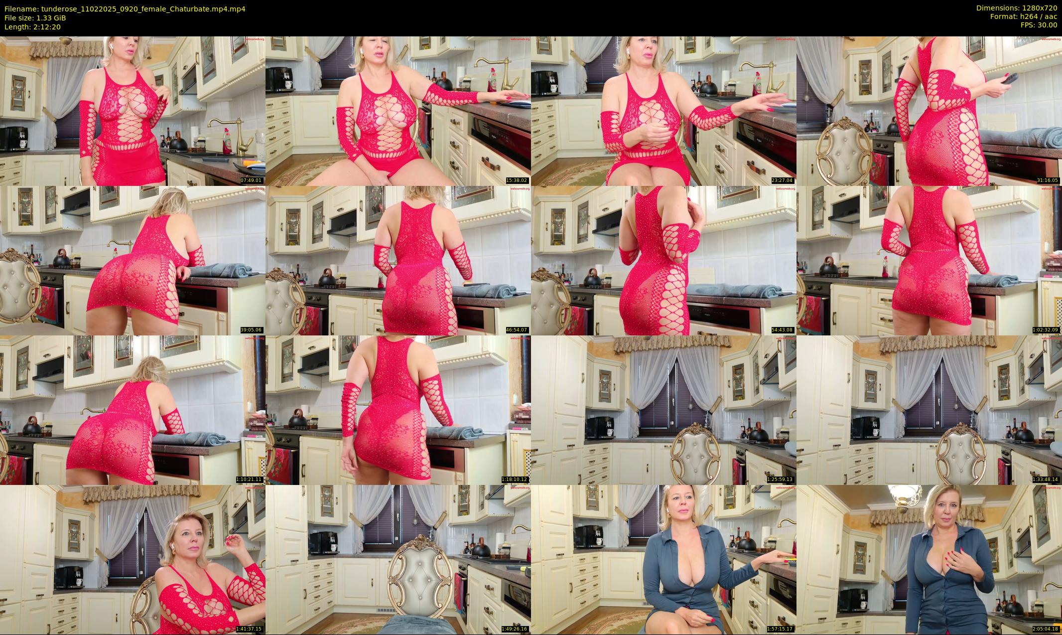 tunderose — 133 minute Chaturbate female cam show recording, 720p, Feb 11, 2025