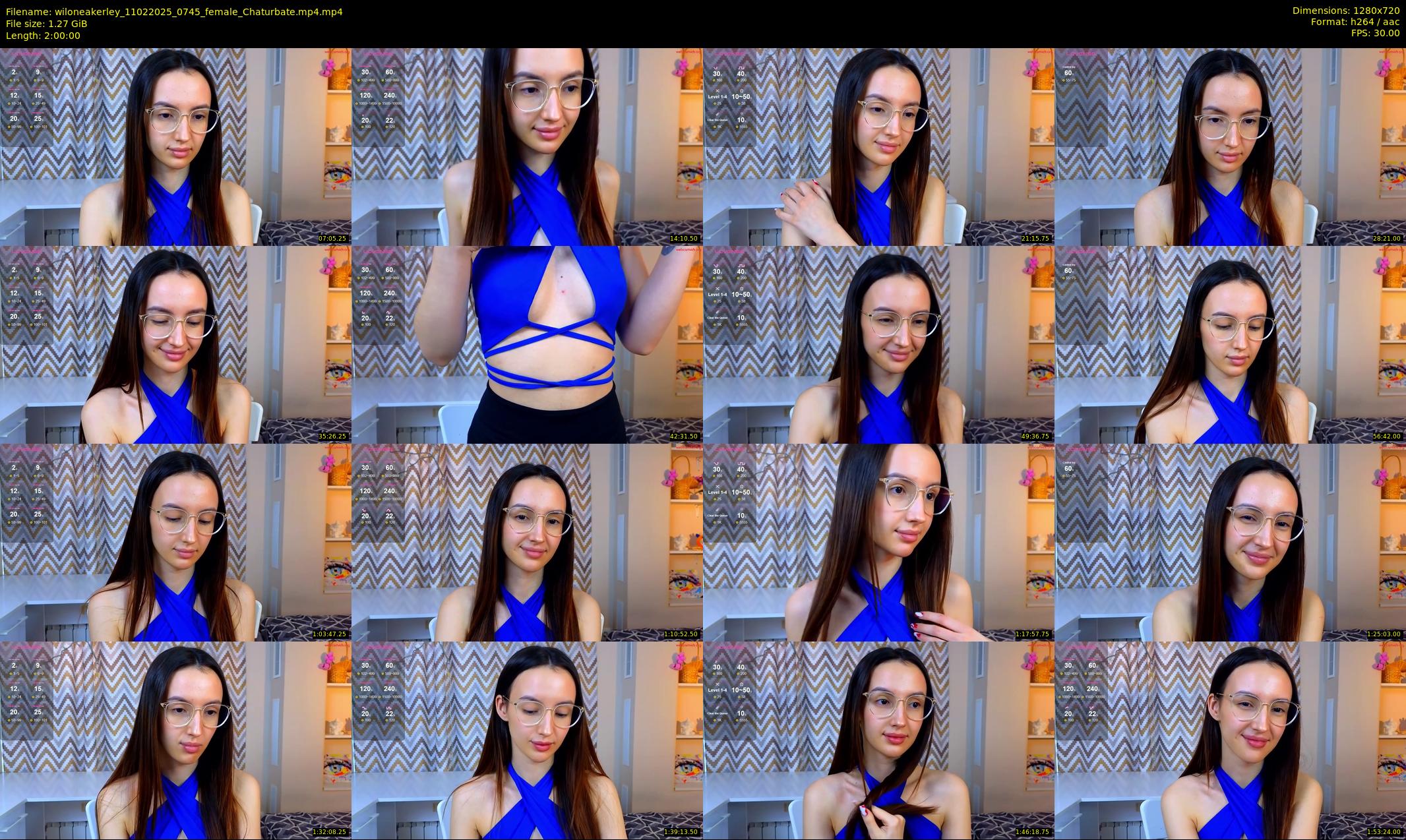 wiloneakerley — 120 minute Chaturbate female cam show recording, 720p, Feb 11, 2025