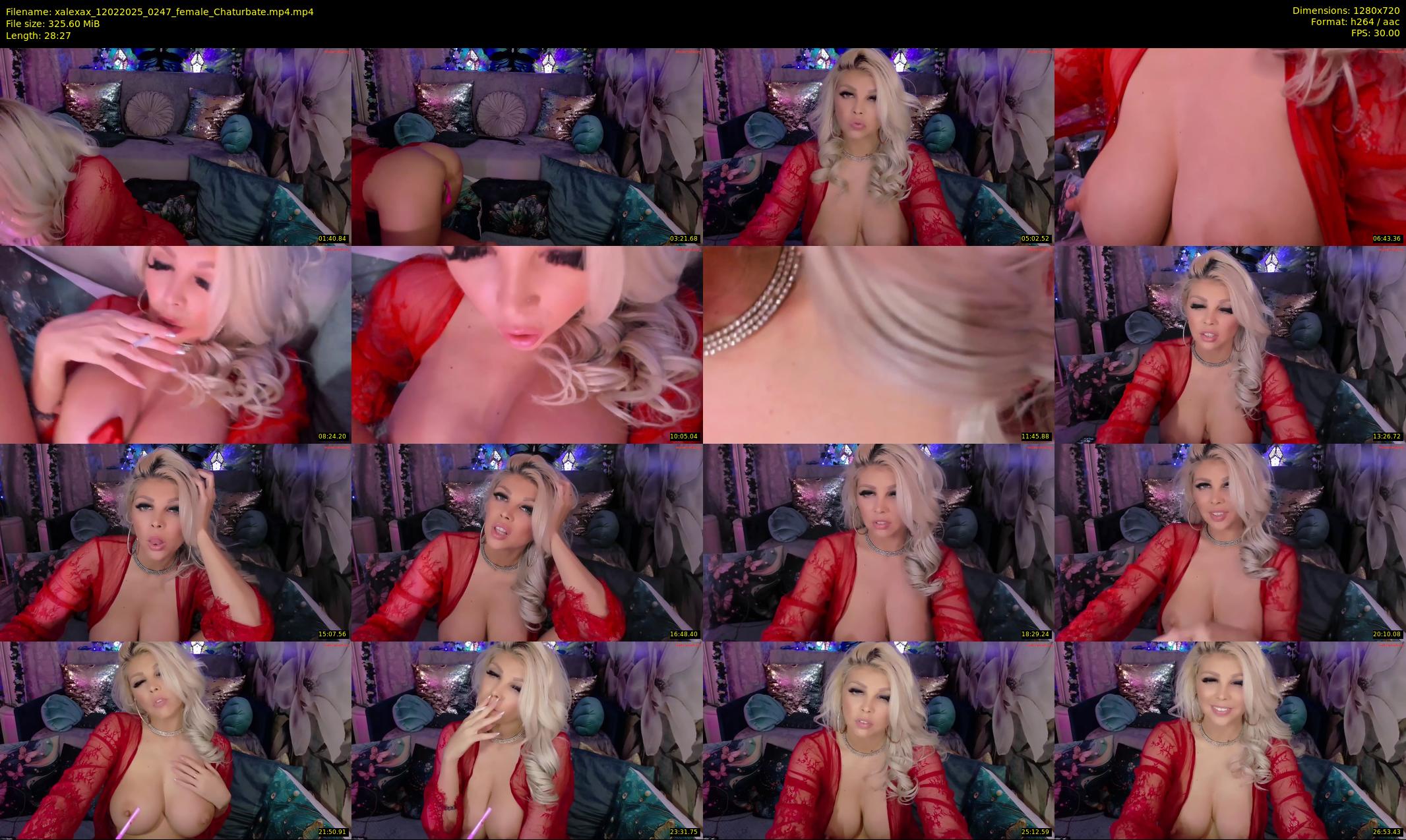 xalexax — 29 minute Chaturbate female cam show recording, 720p, Feb 12, 2025