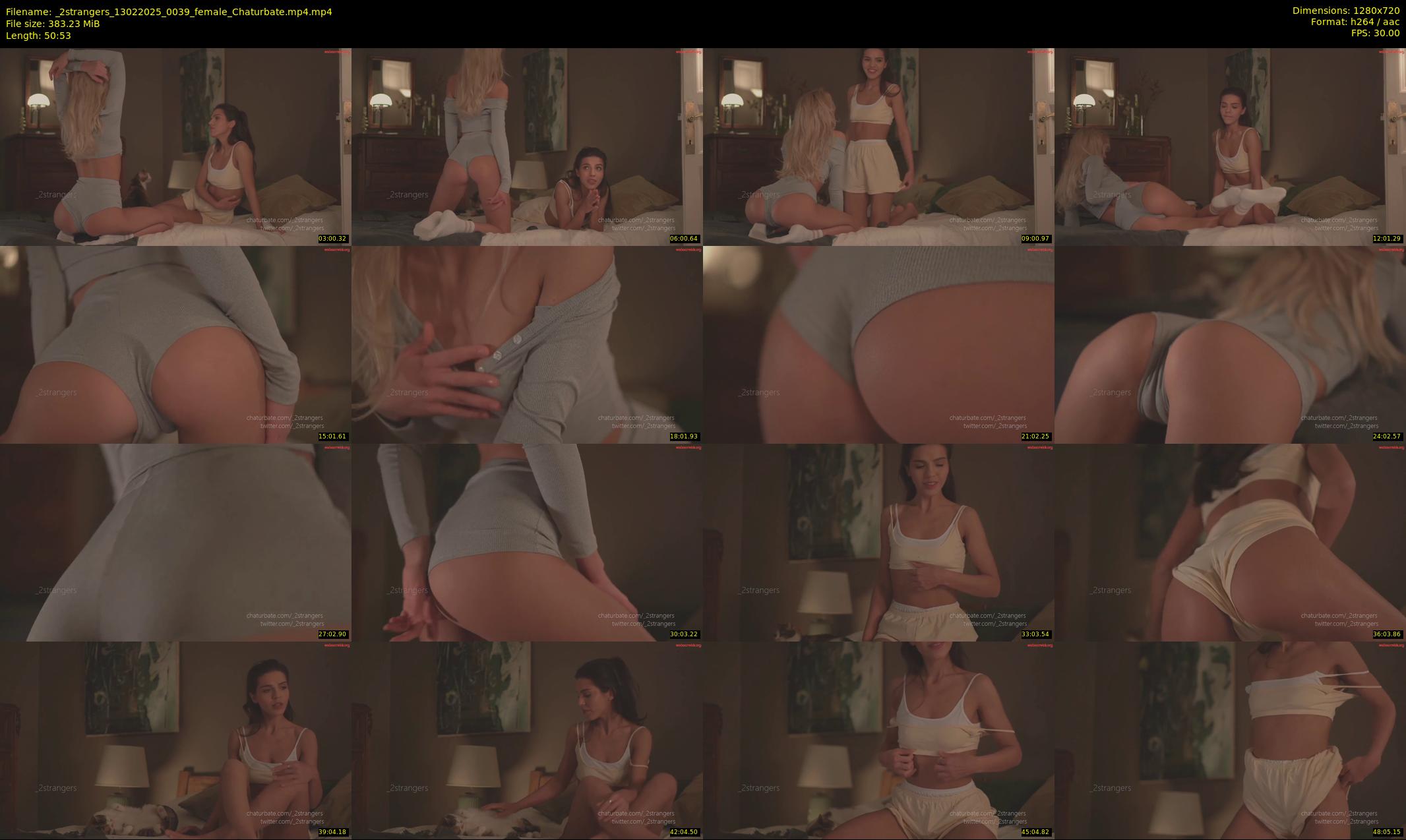 _2strangers — 51 minute Chaturbate couple cam show recording, 720p, Feb 13, 2025