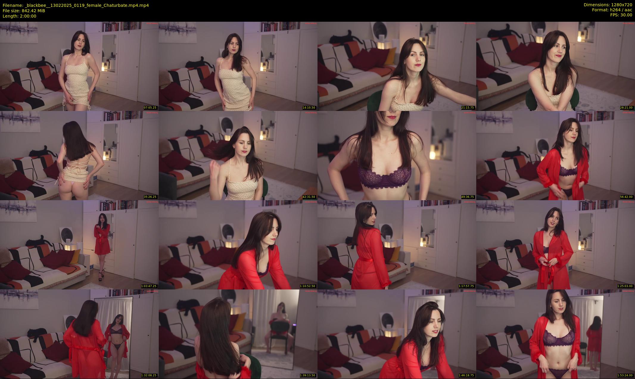 _blackbee_ — 120 minute Chaturbate female cam show recording, 720p, Feb 13, 2025