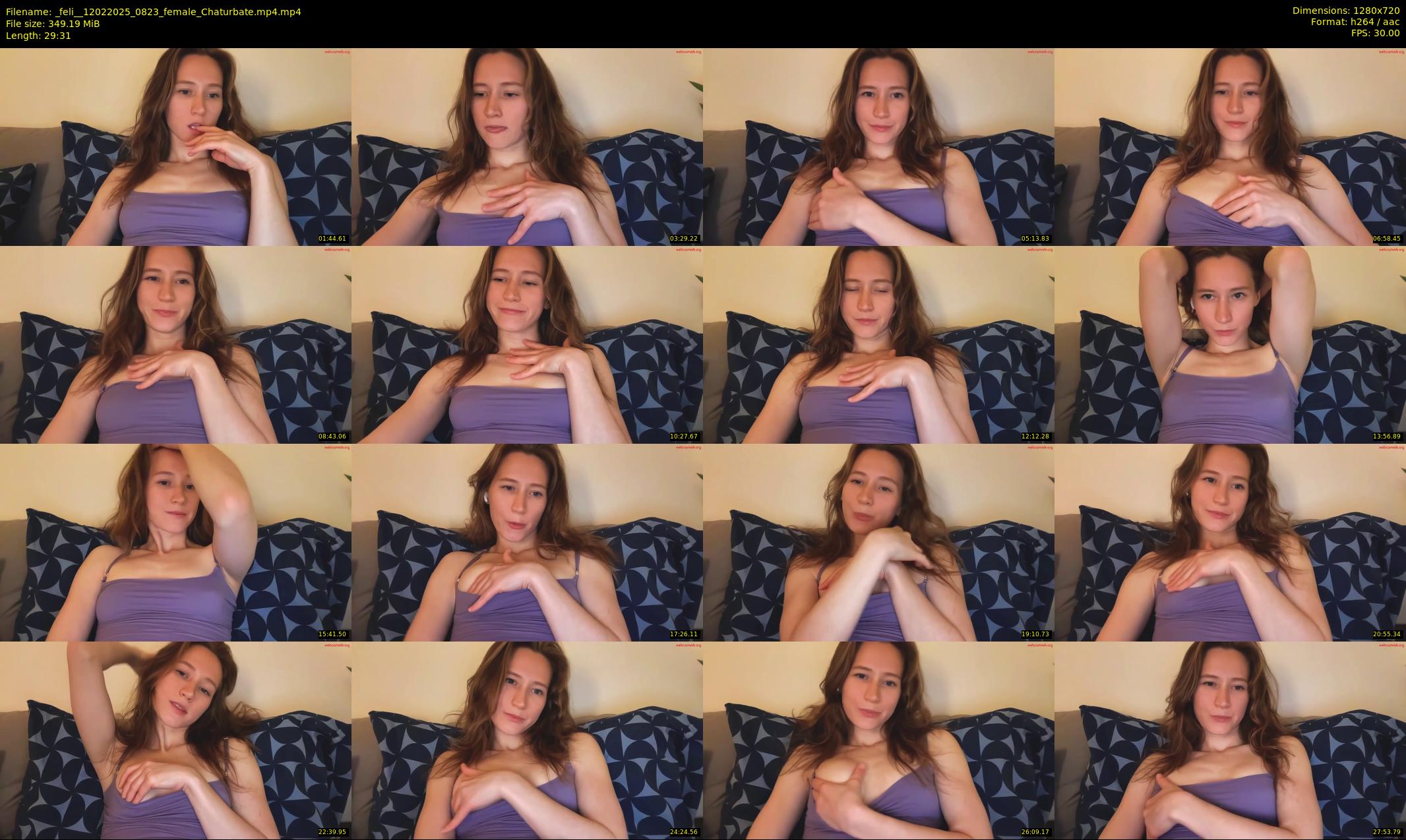 _feli_ — 30 minute Chaturbate female cam show recording, 720p, Feb 12, 2025