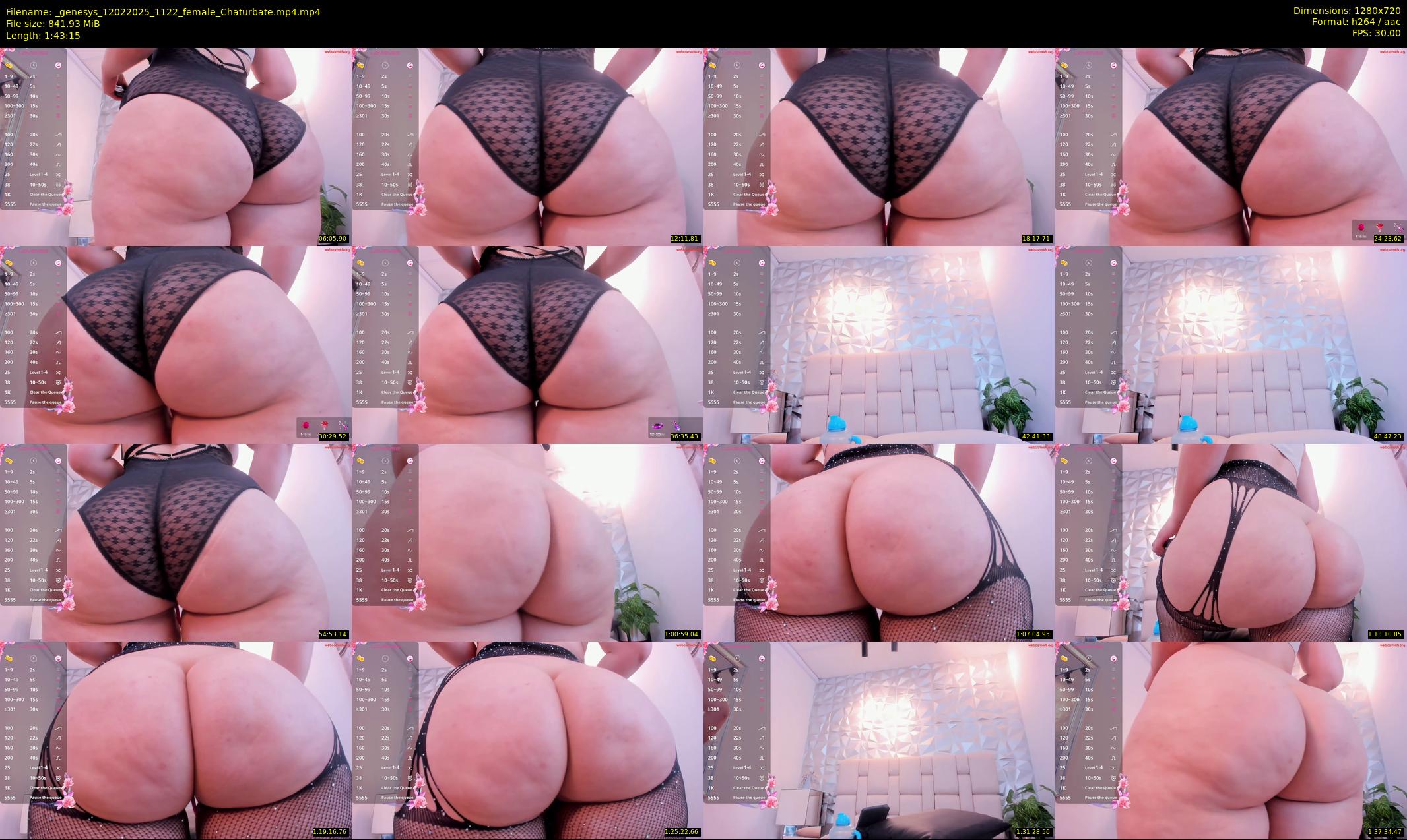 _genesys — 104 minute Chaturbate female cam show recording, 720p, Feb 12, 2025