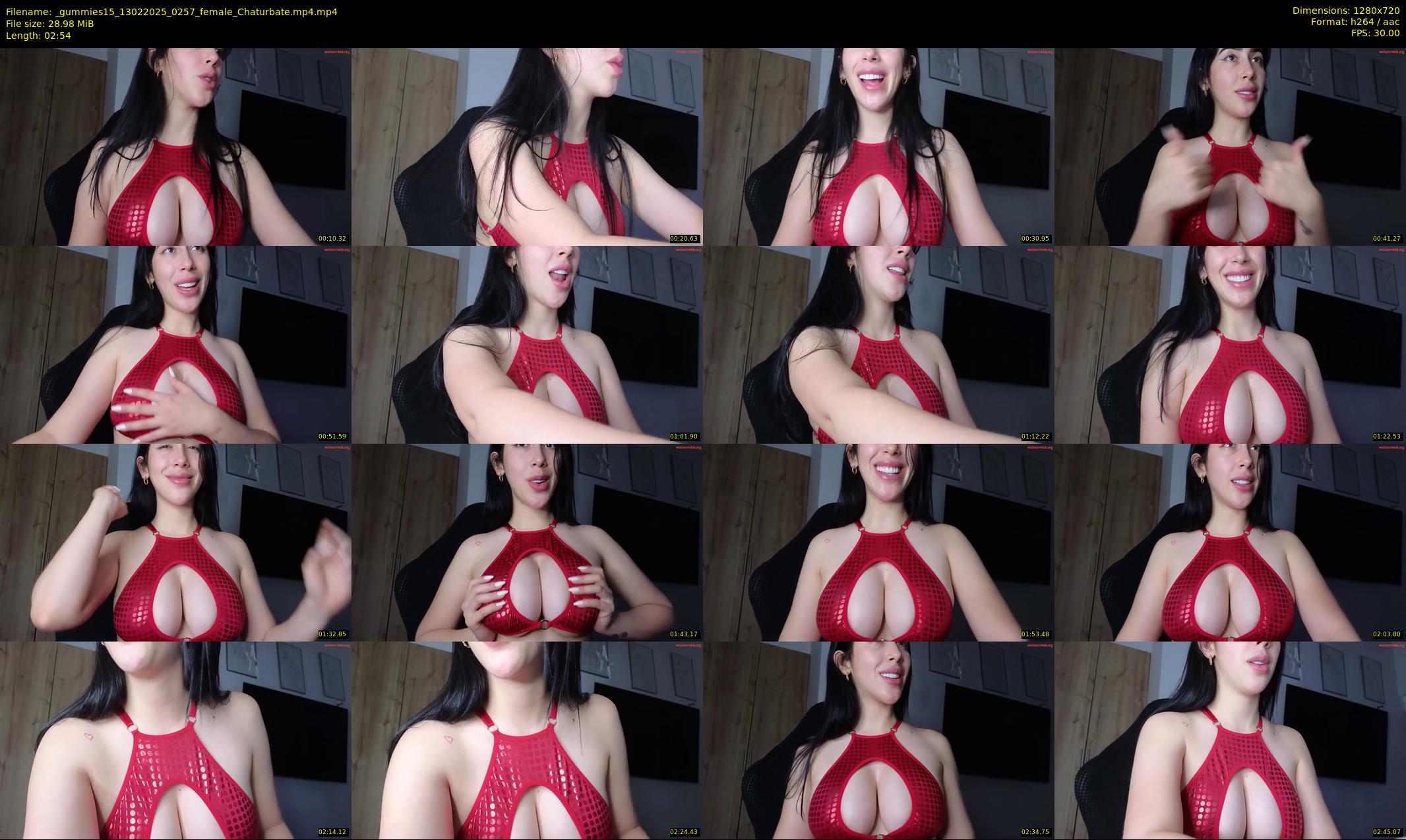 _gummies15 — 3 minute Chaturbate female cam show recording, 720p, Feb 13, 2025