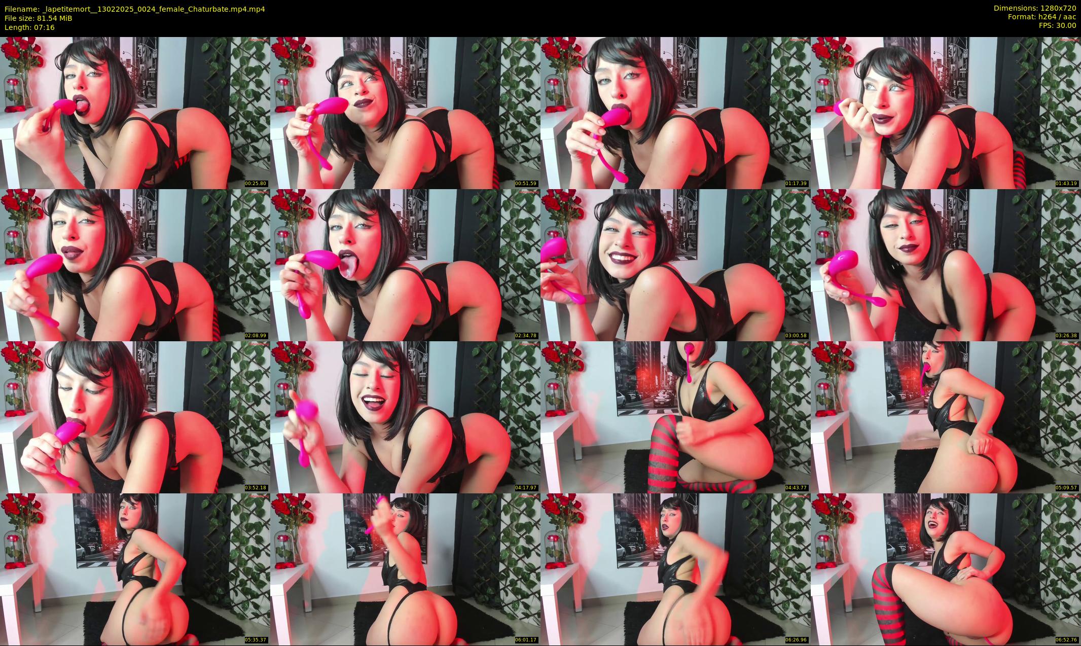 _lapetitemort_ — 8 minute Chaturbate female cam show recording, 720p, Feb 13, 2025