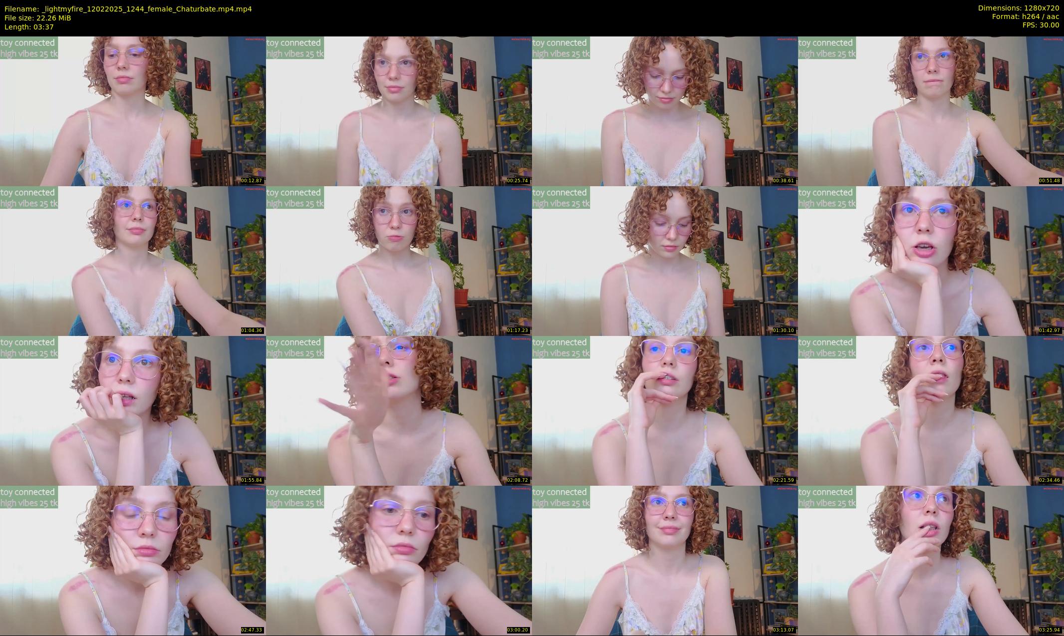 _lightmyfire — 4 minute Chaturbate female cam show recording, 720p, Feb 12, 2025